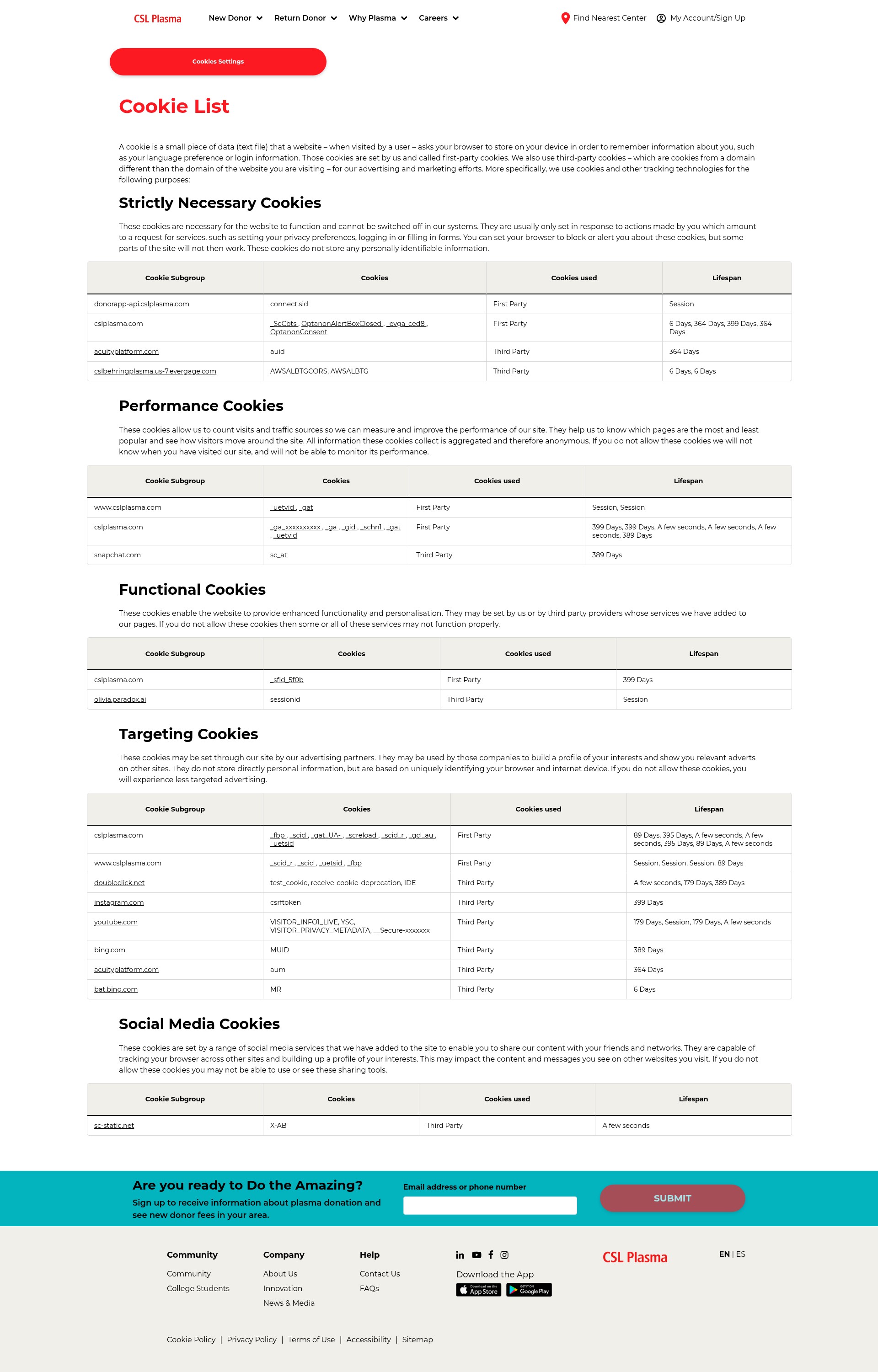 Landing Page