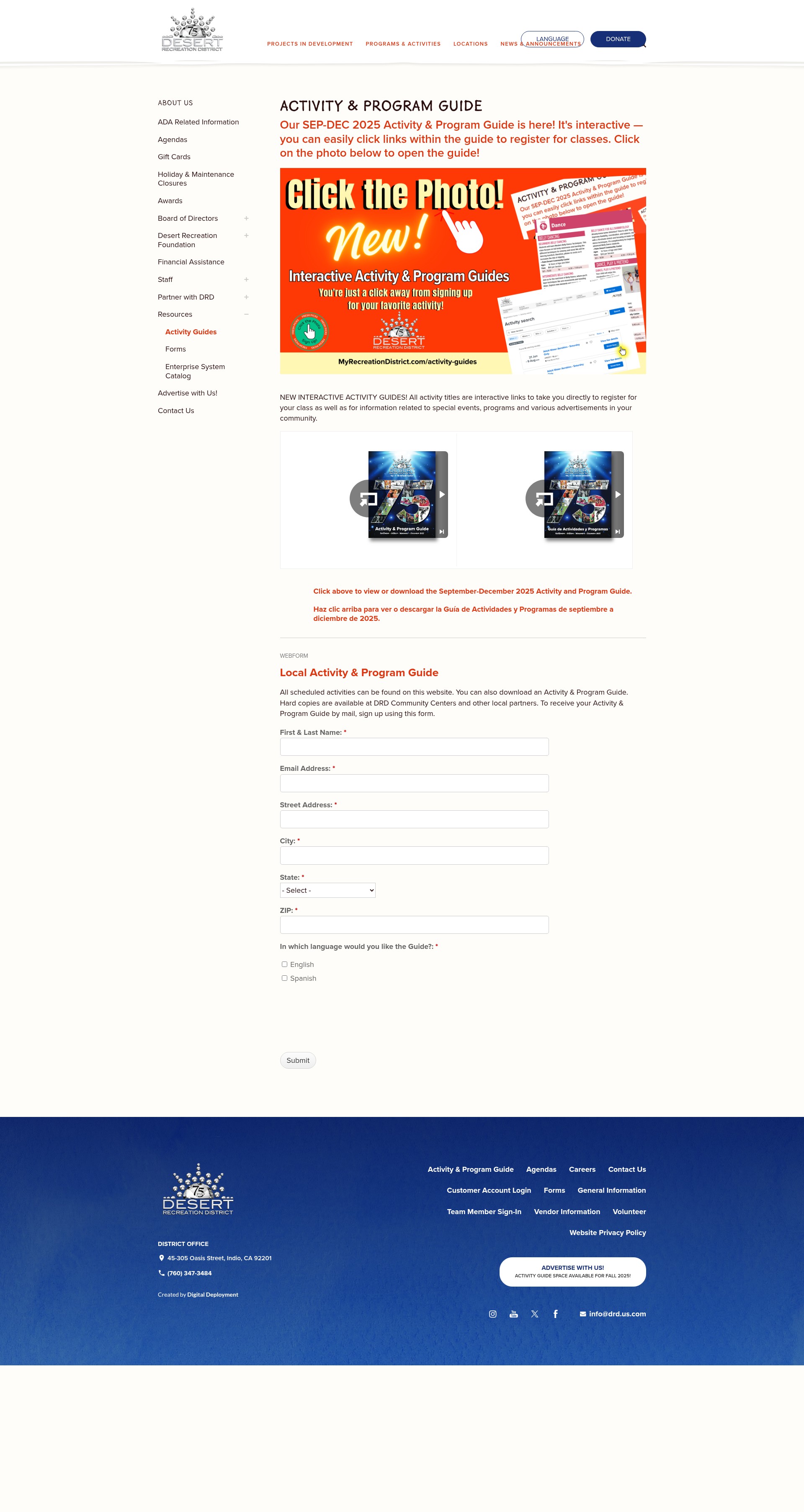 Landing Page