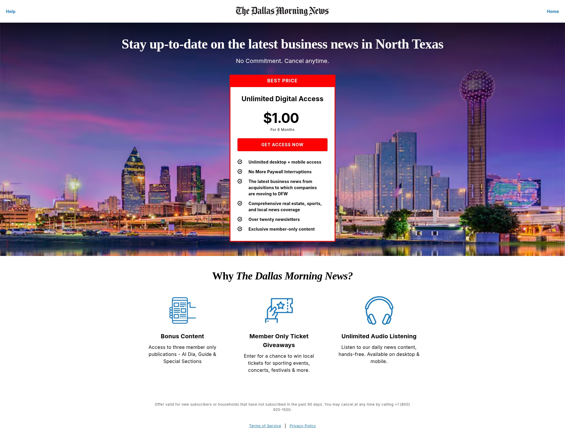 Landing Page