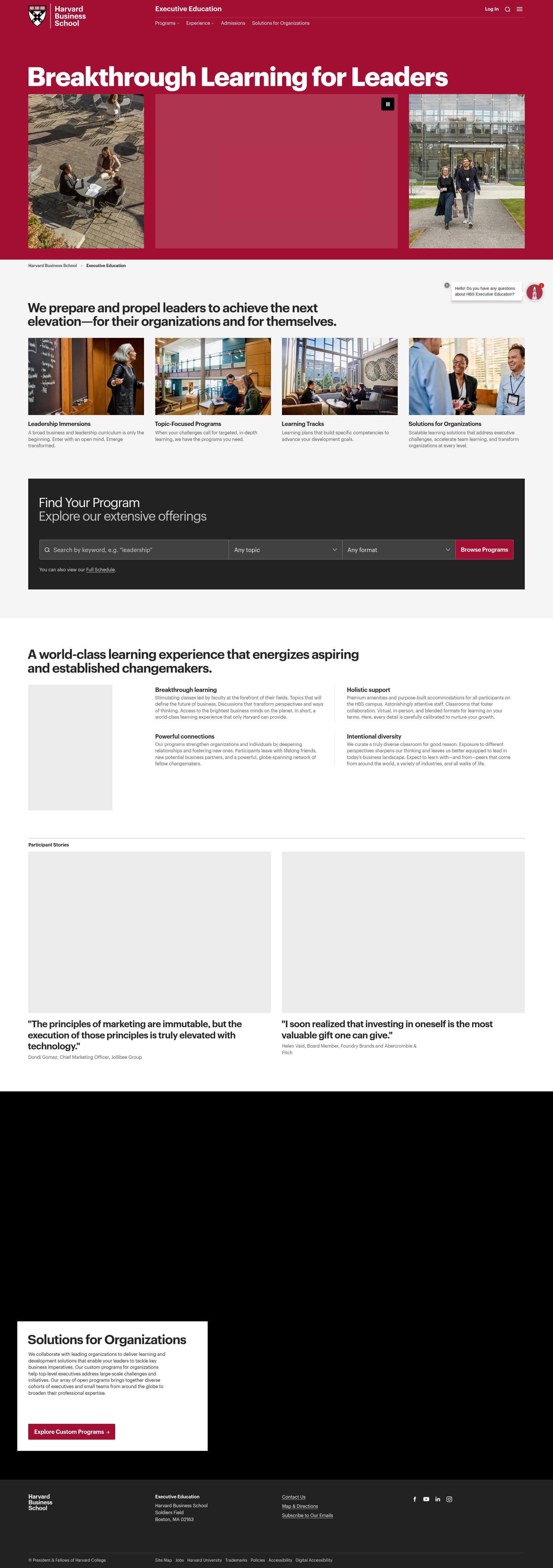 Landing Page