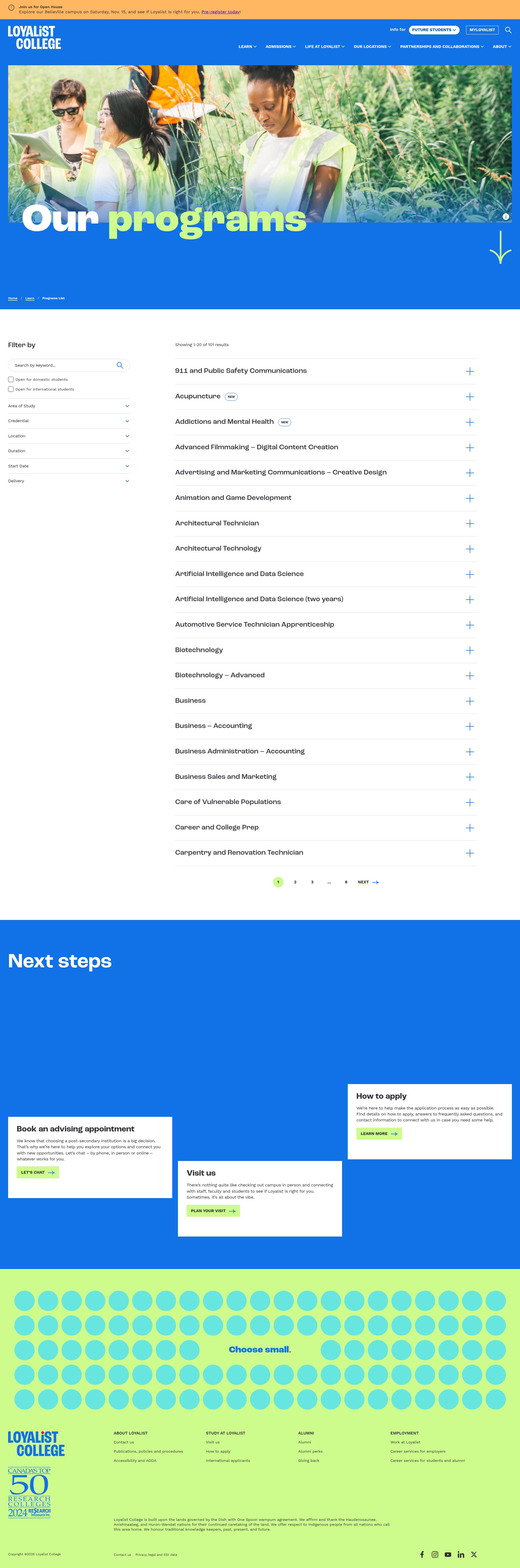 Landing Page