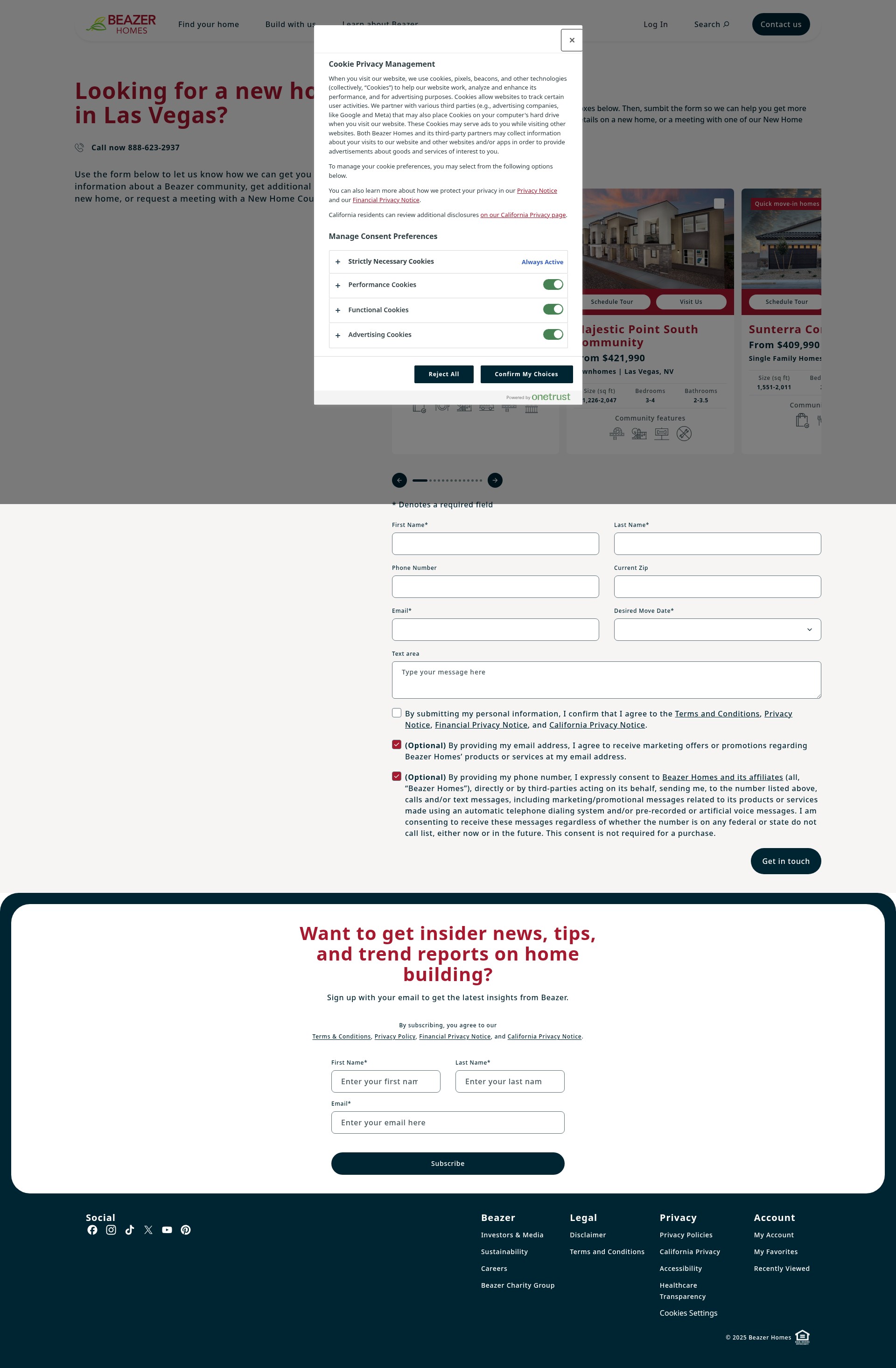 Landing Page