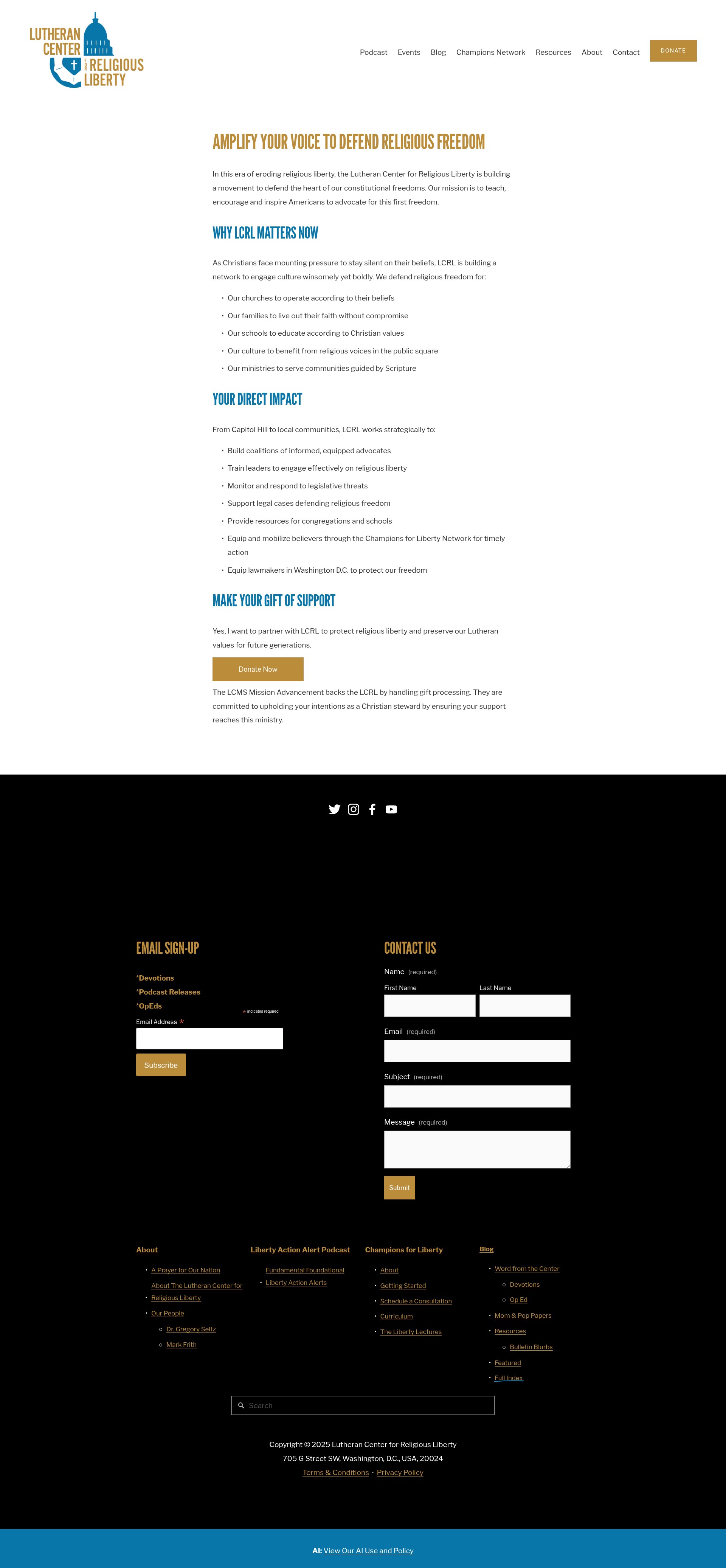 Landing Page