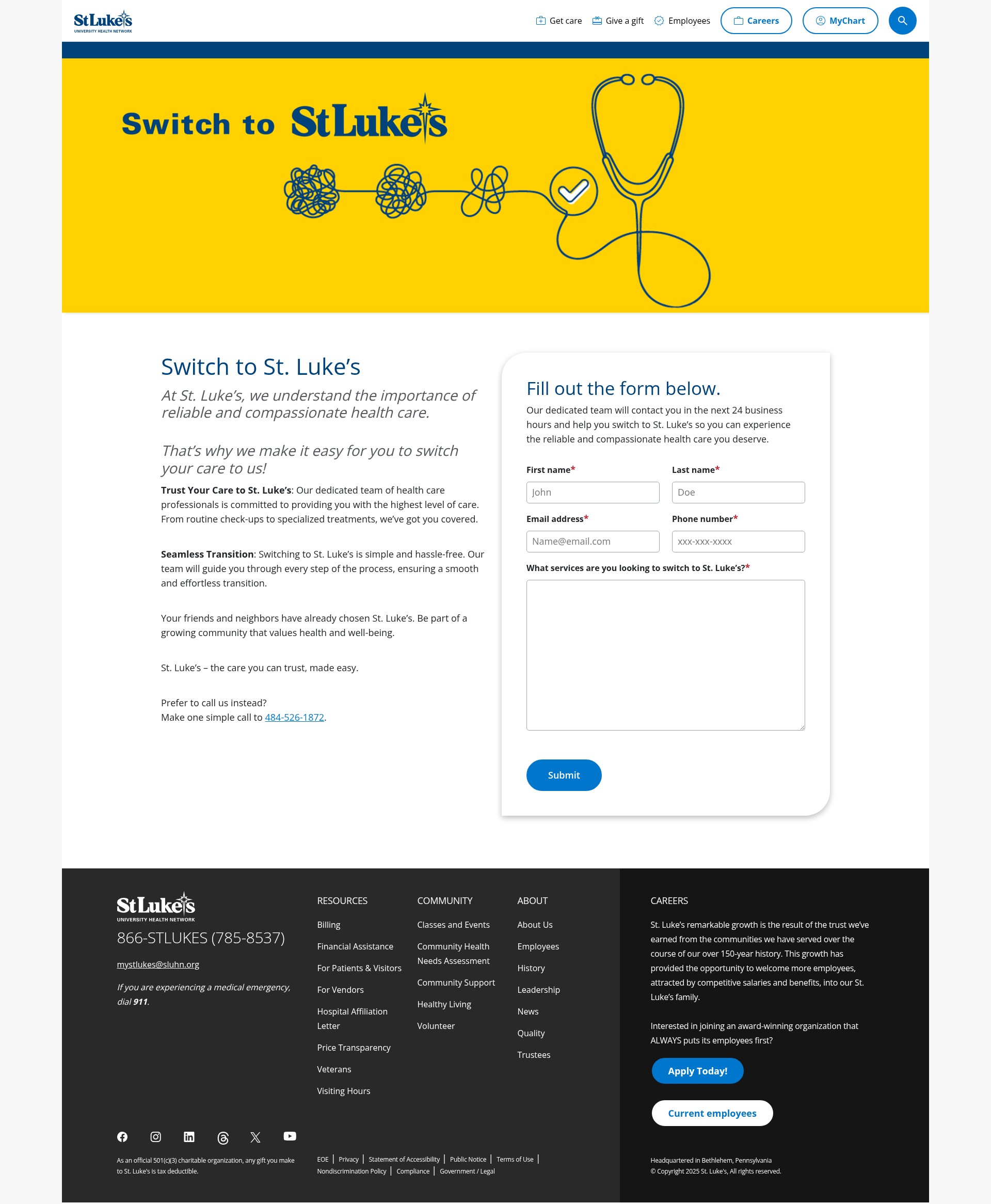 Landing Page