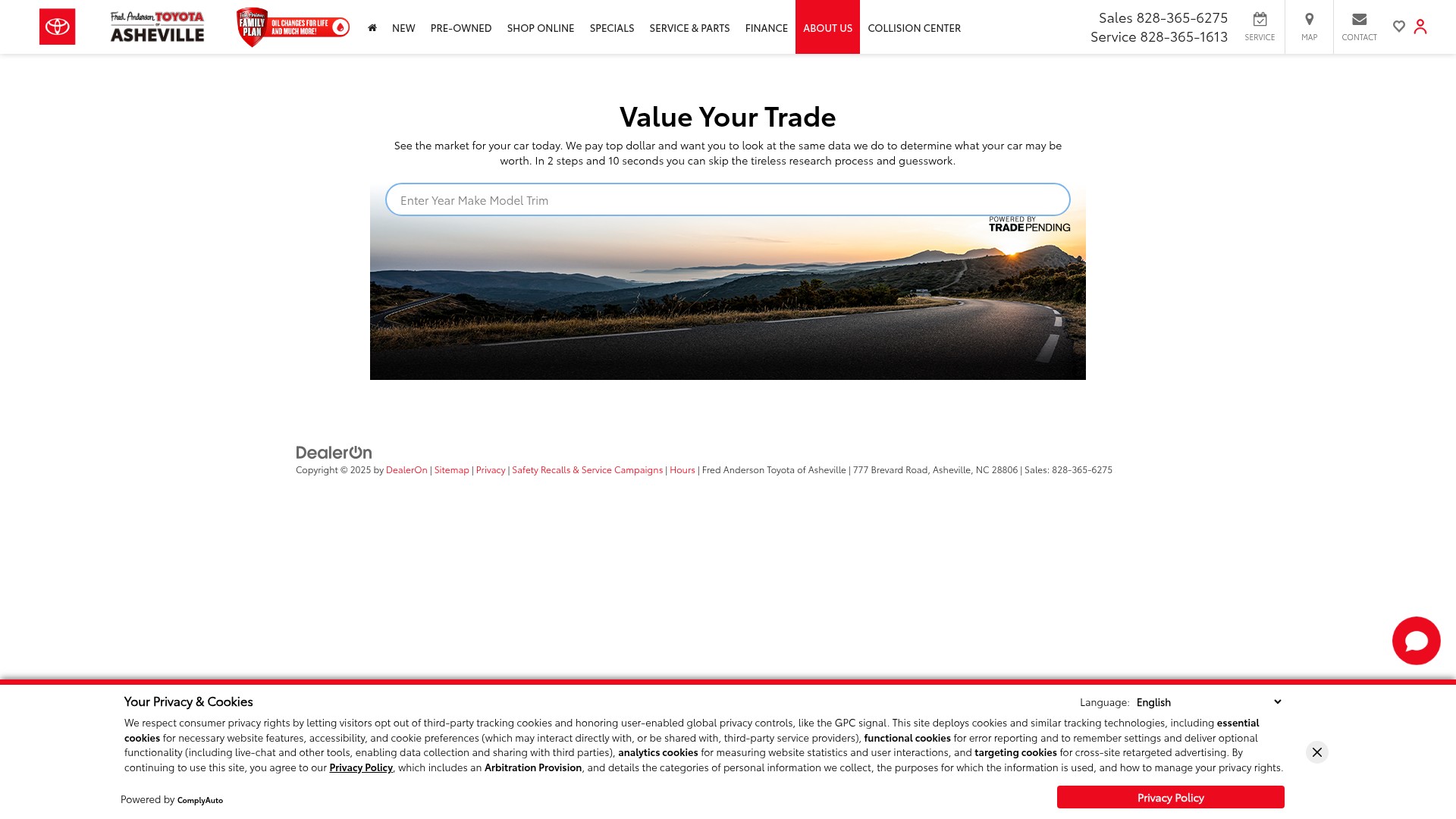 Landing Page