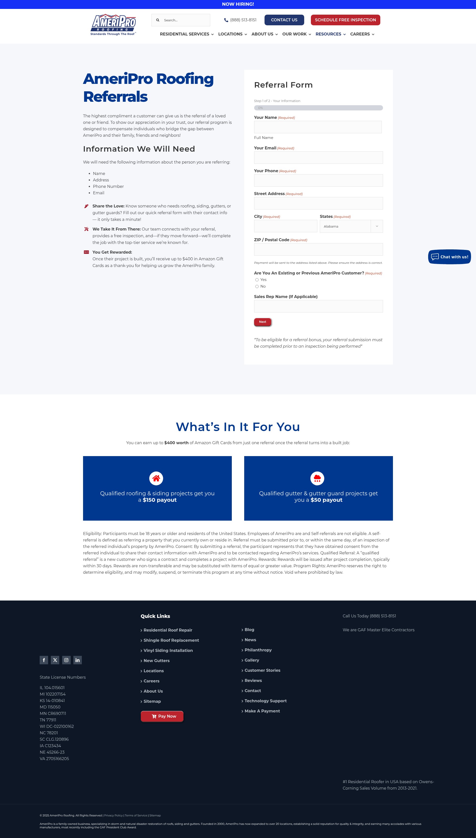 Landing Page
