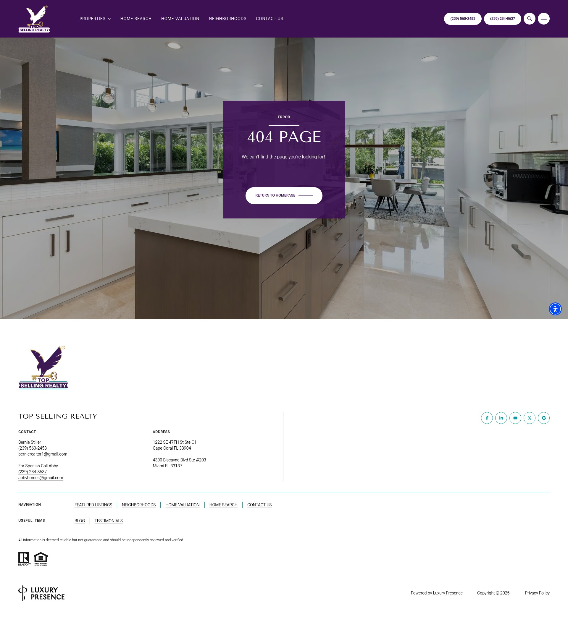 Landing Page