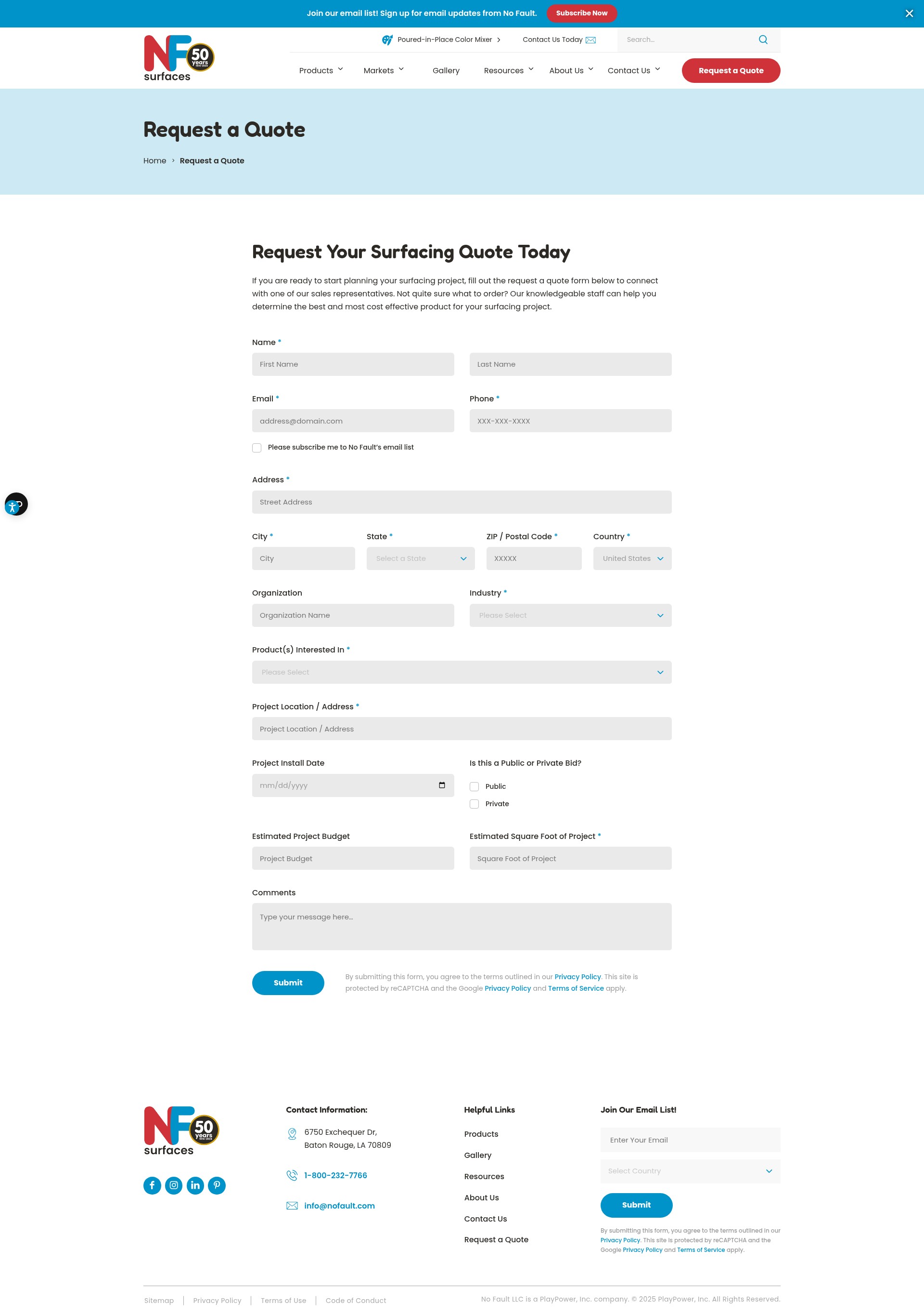Landing Page