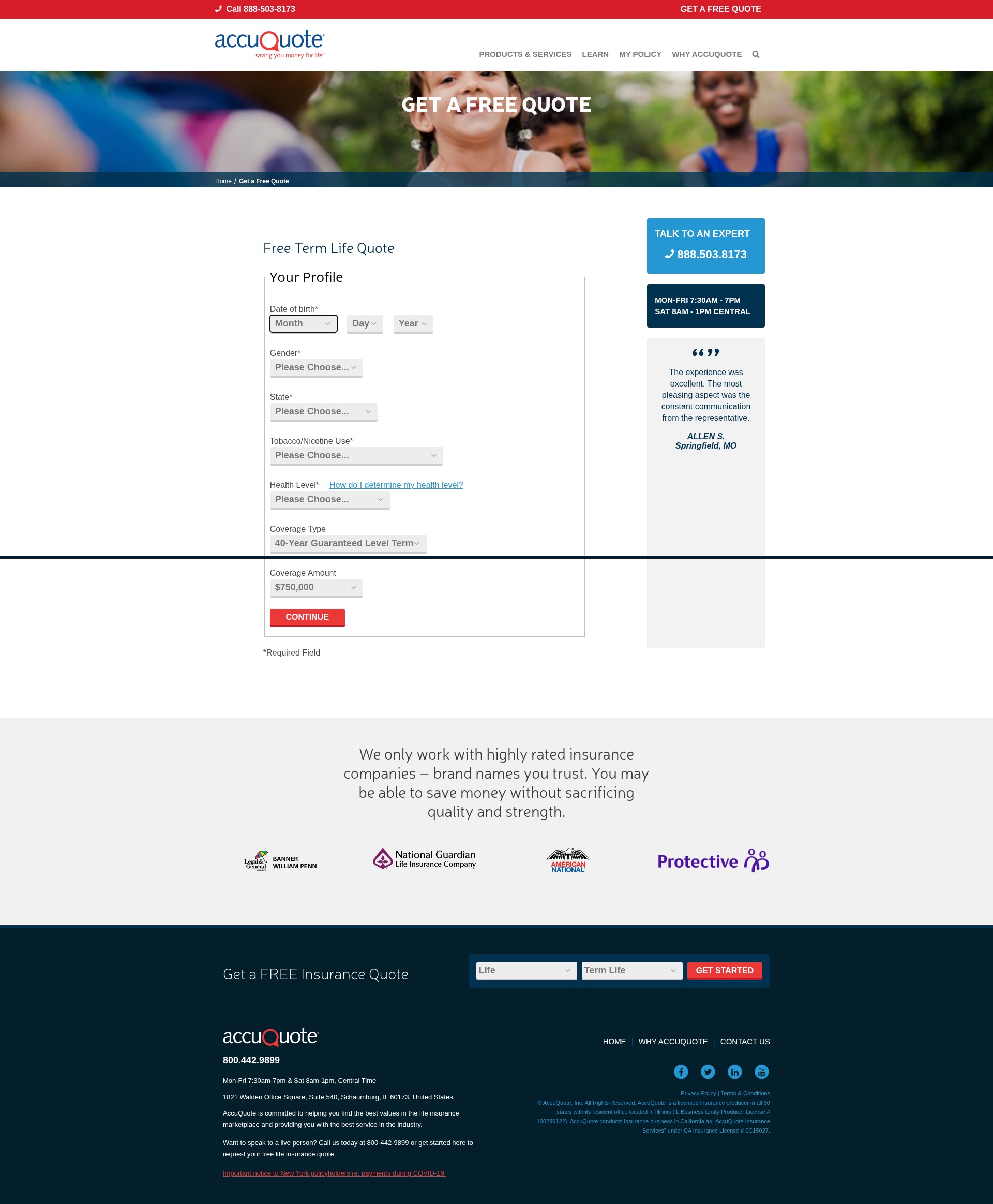 Landing Page