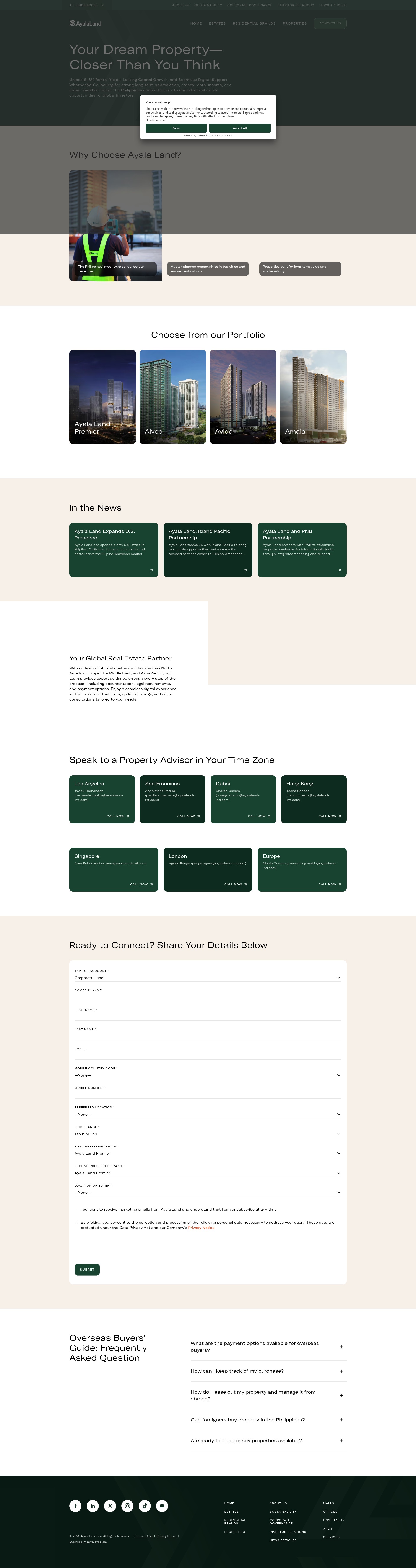 Landing Page