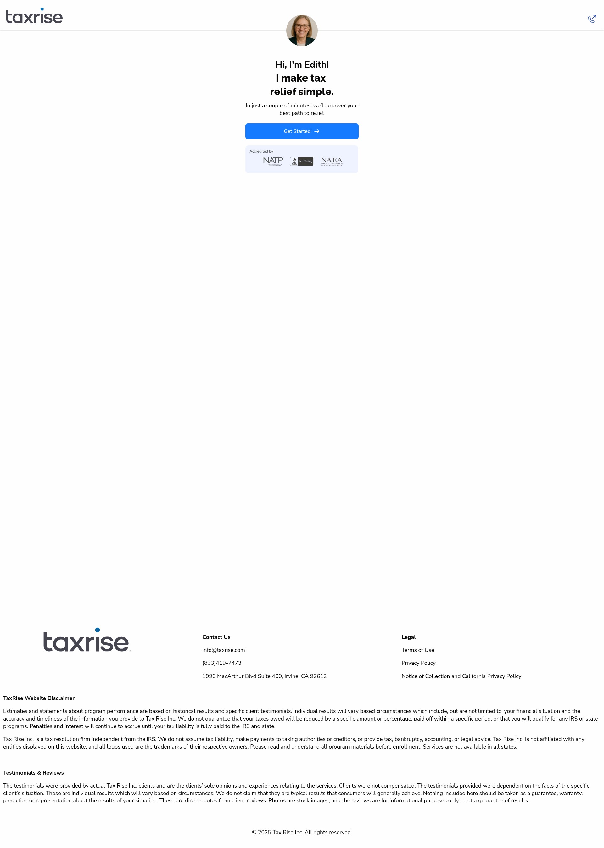 Landing Page