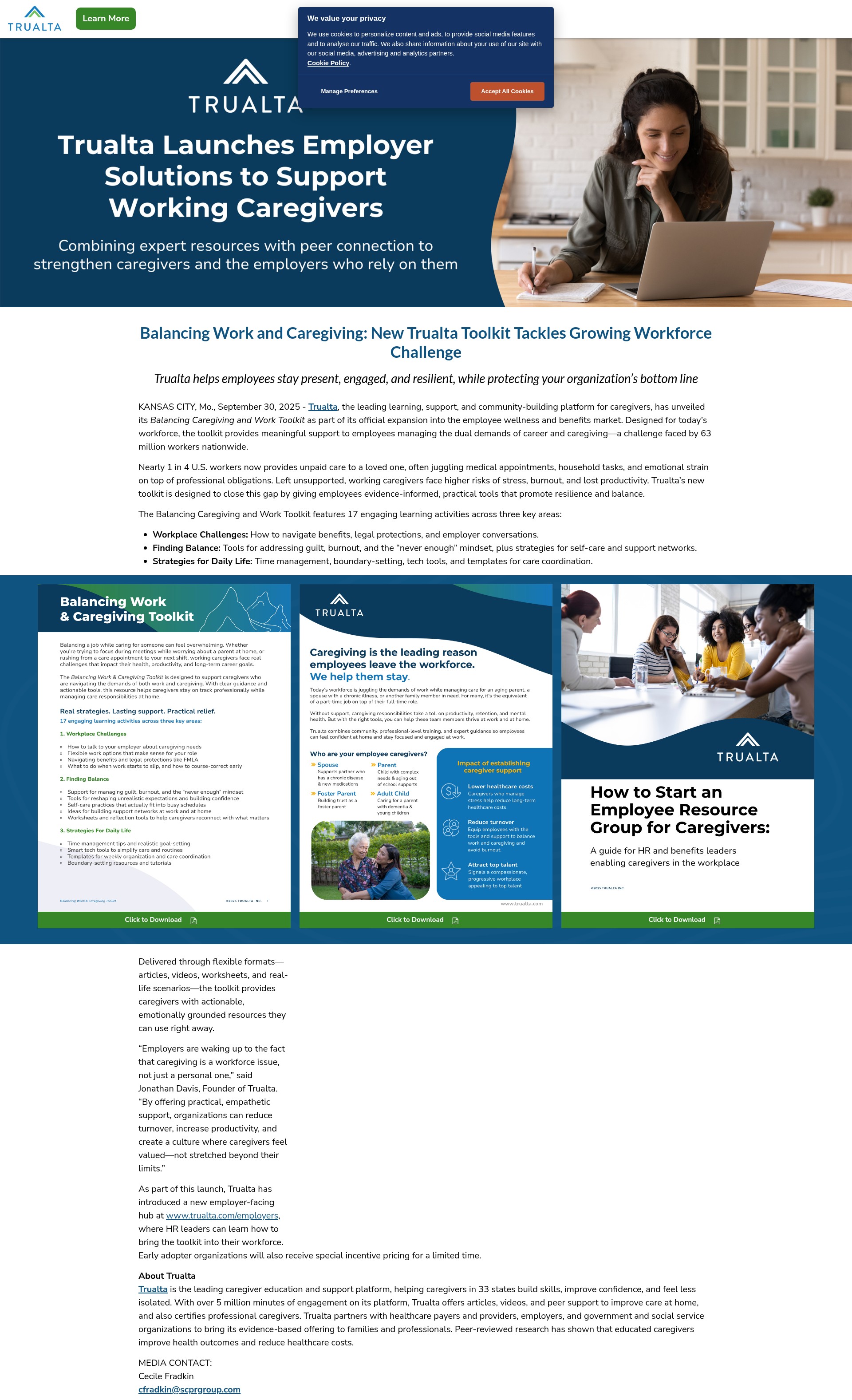 Landing Page