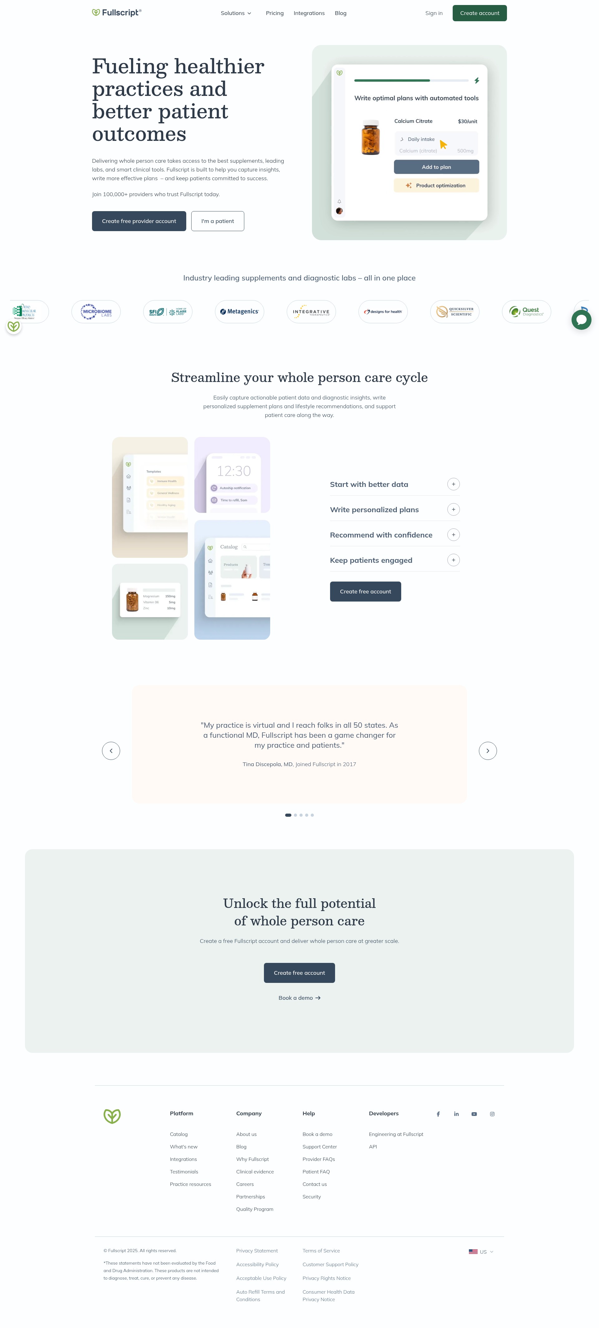Landing Page