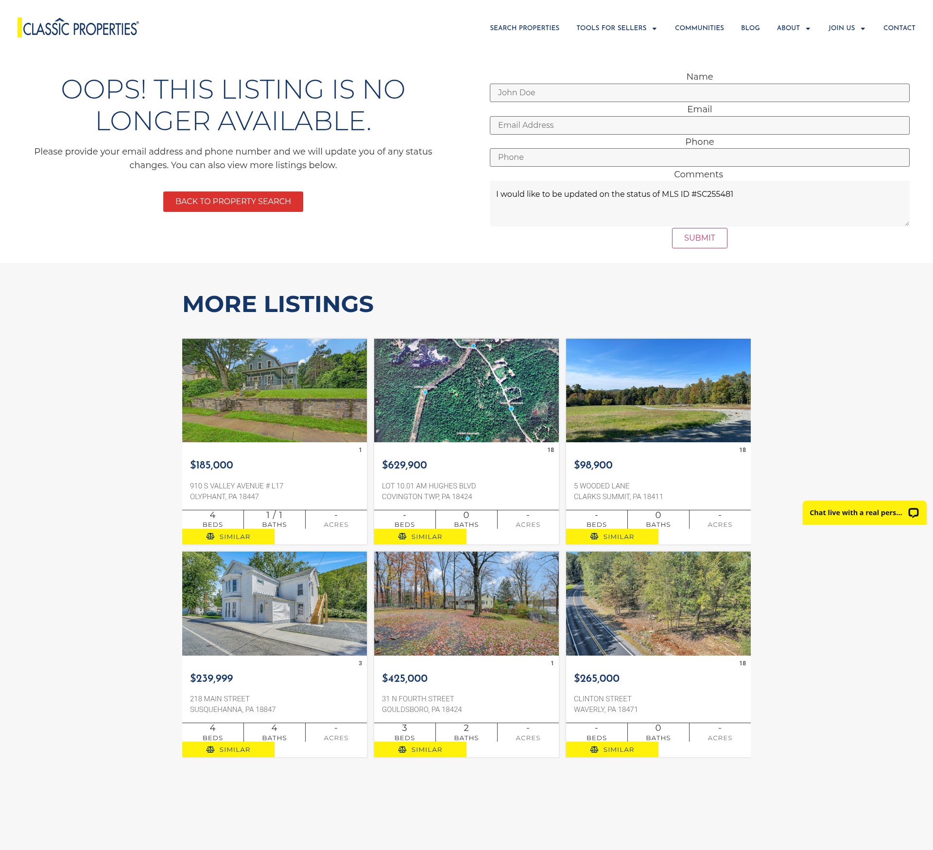 Landing Page