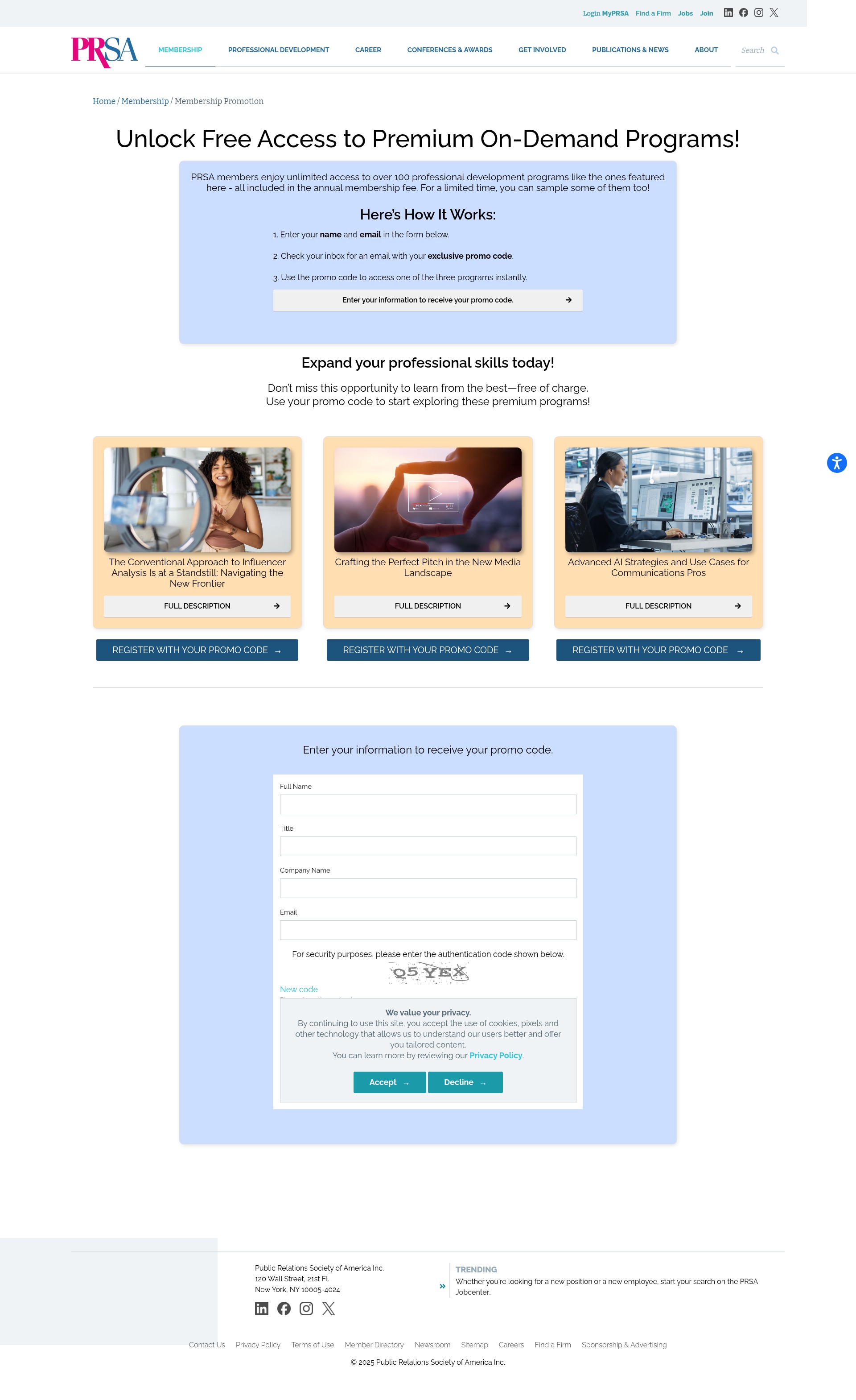Landing Page