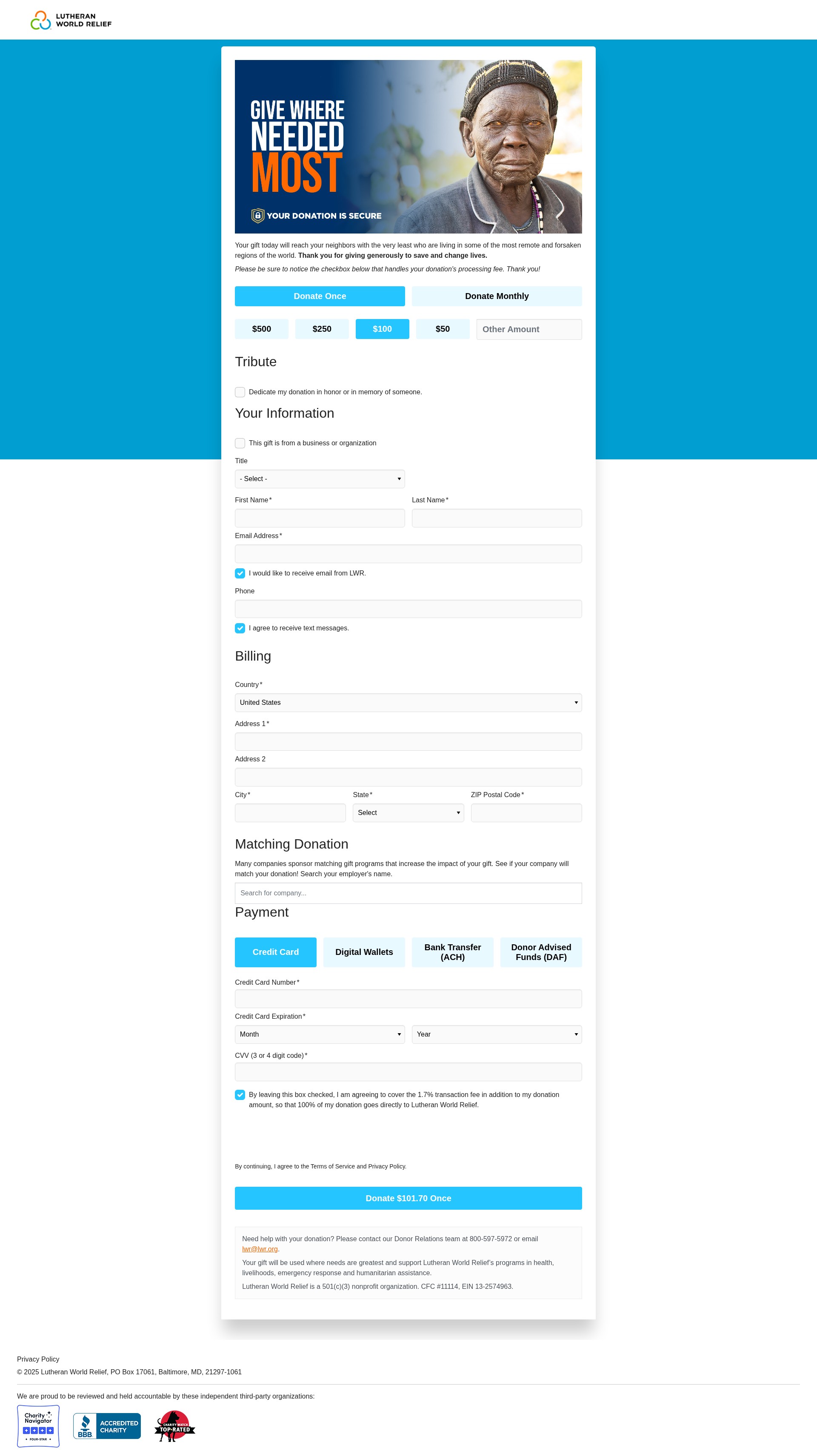 Landing Page