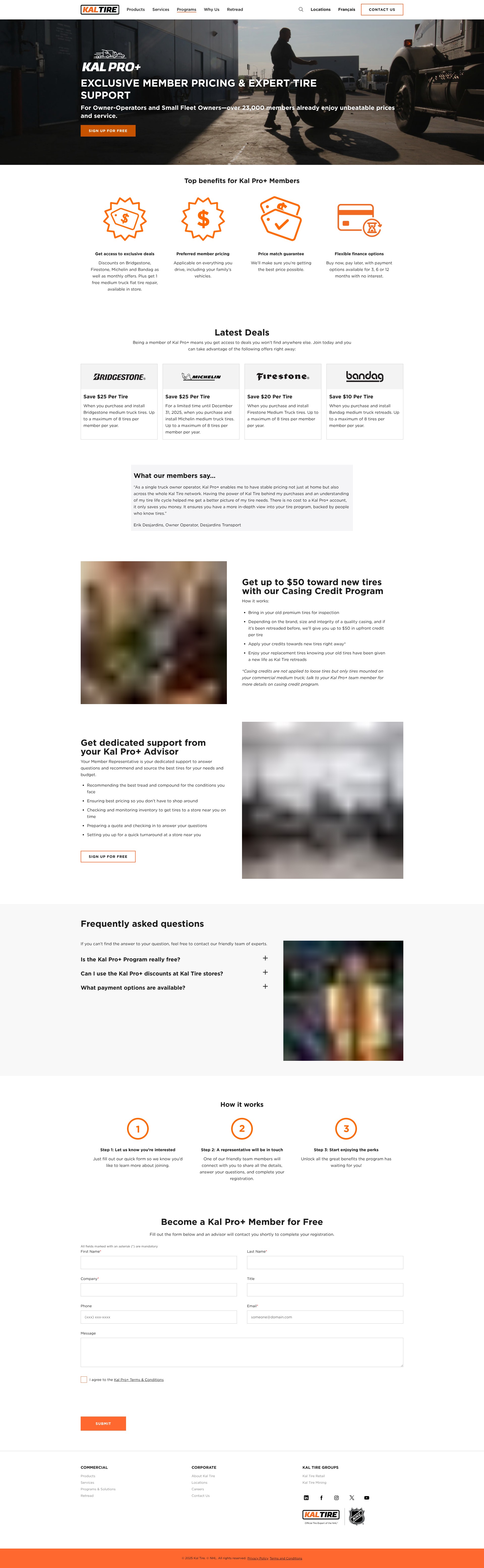 Landing Page