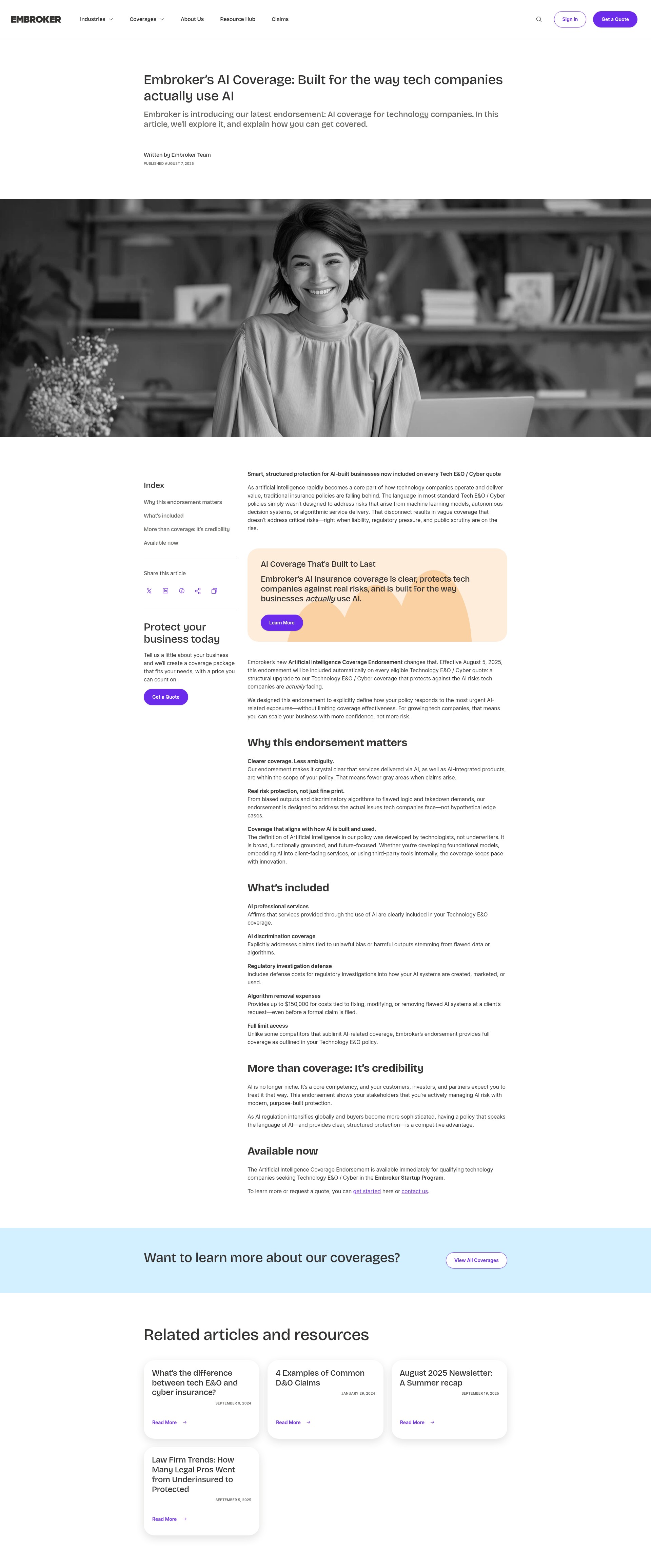 Landing Page