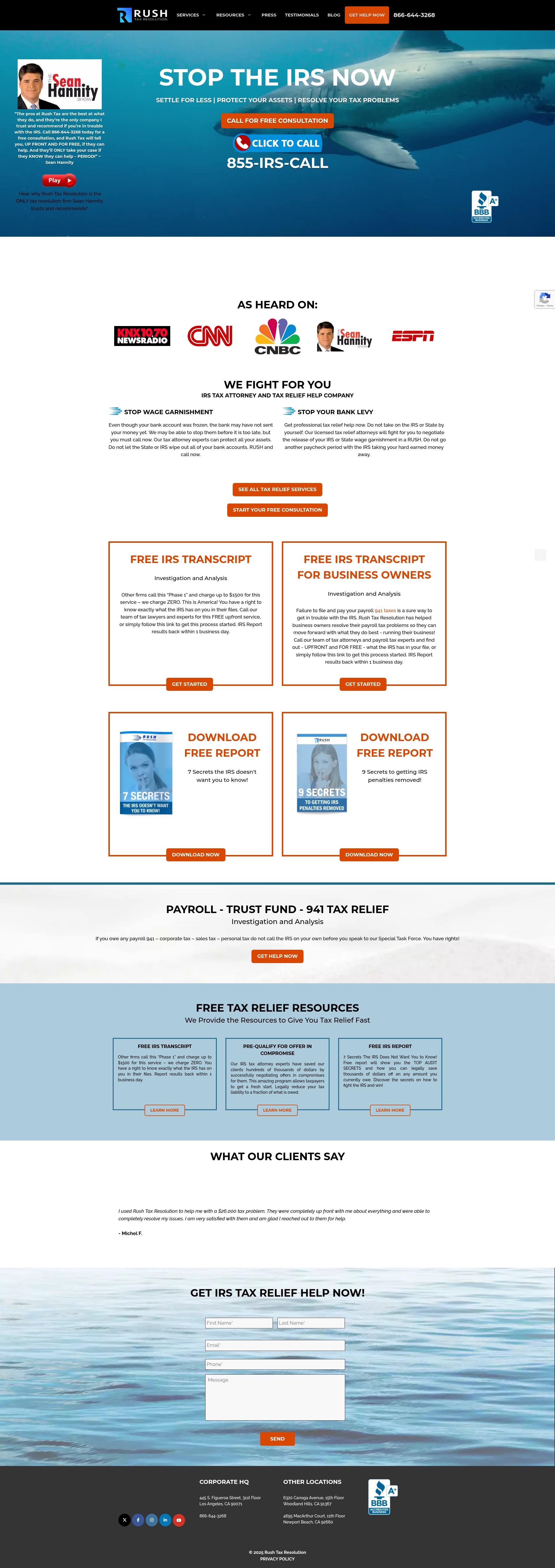 Landing Page