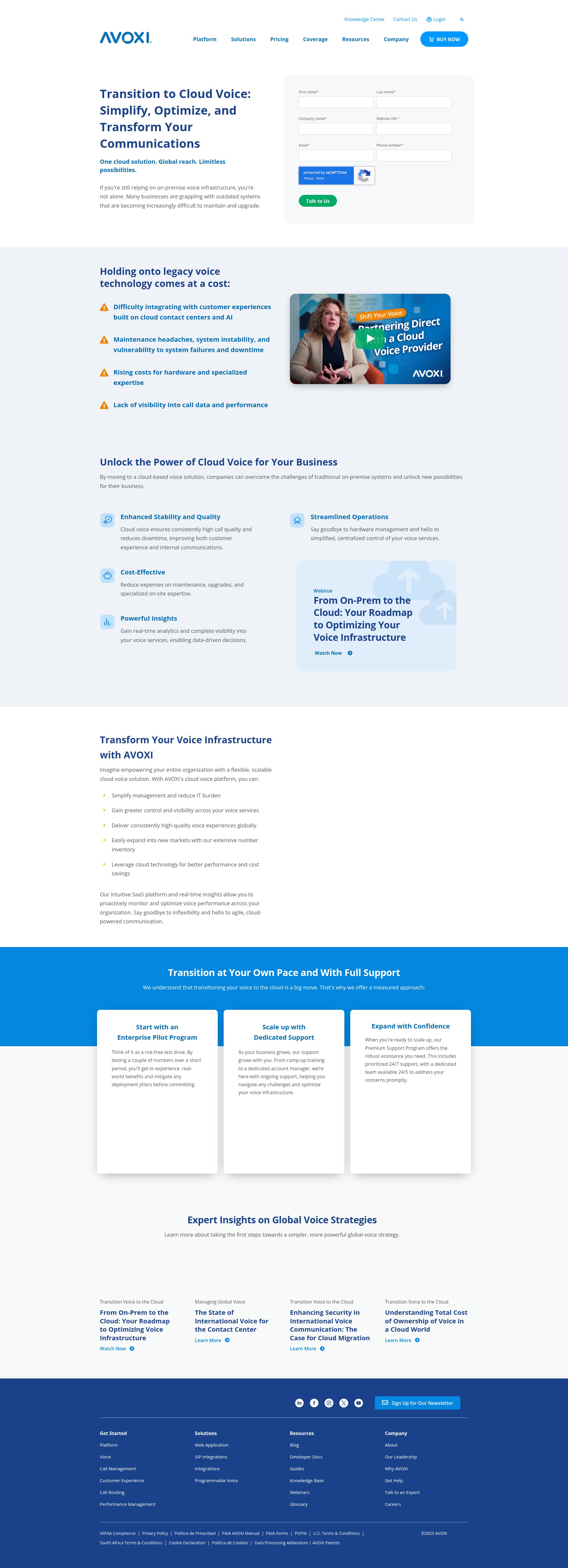 Landing Page