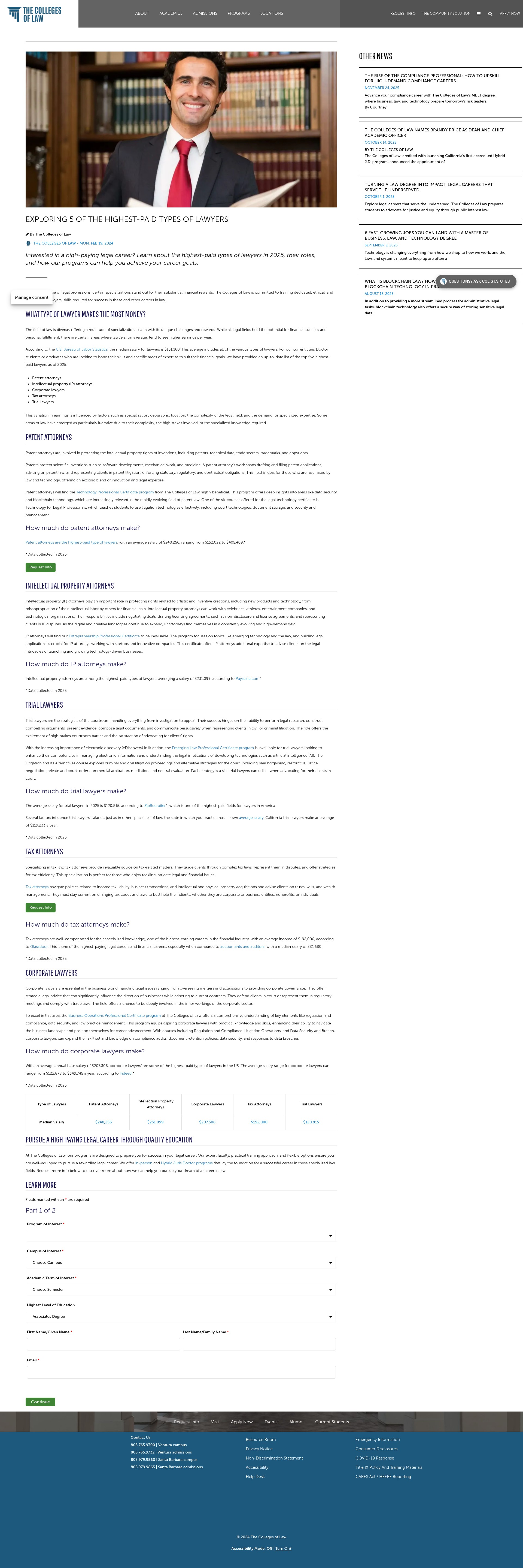 Landing Page