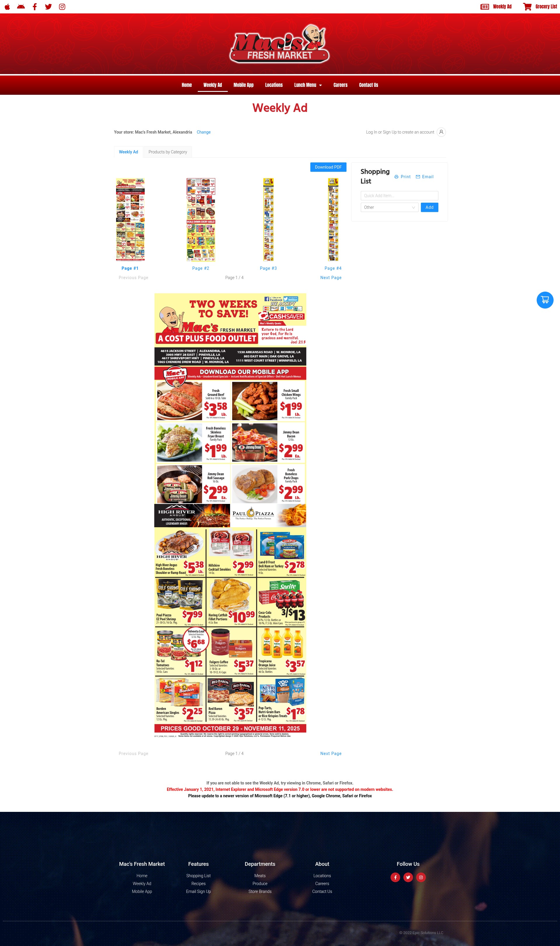 Landing Page