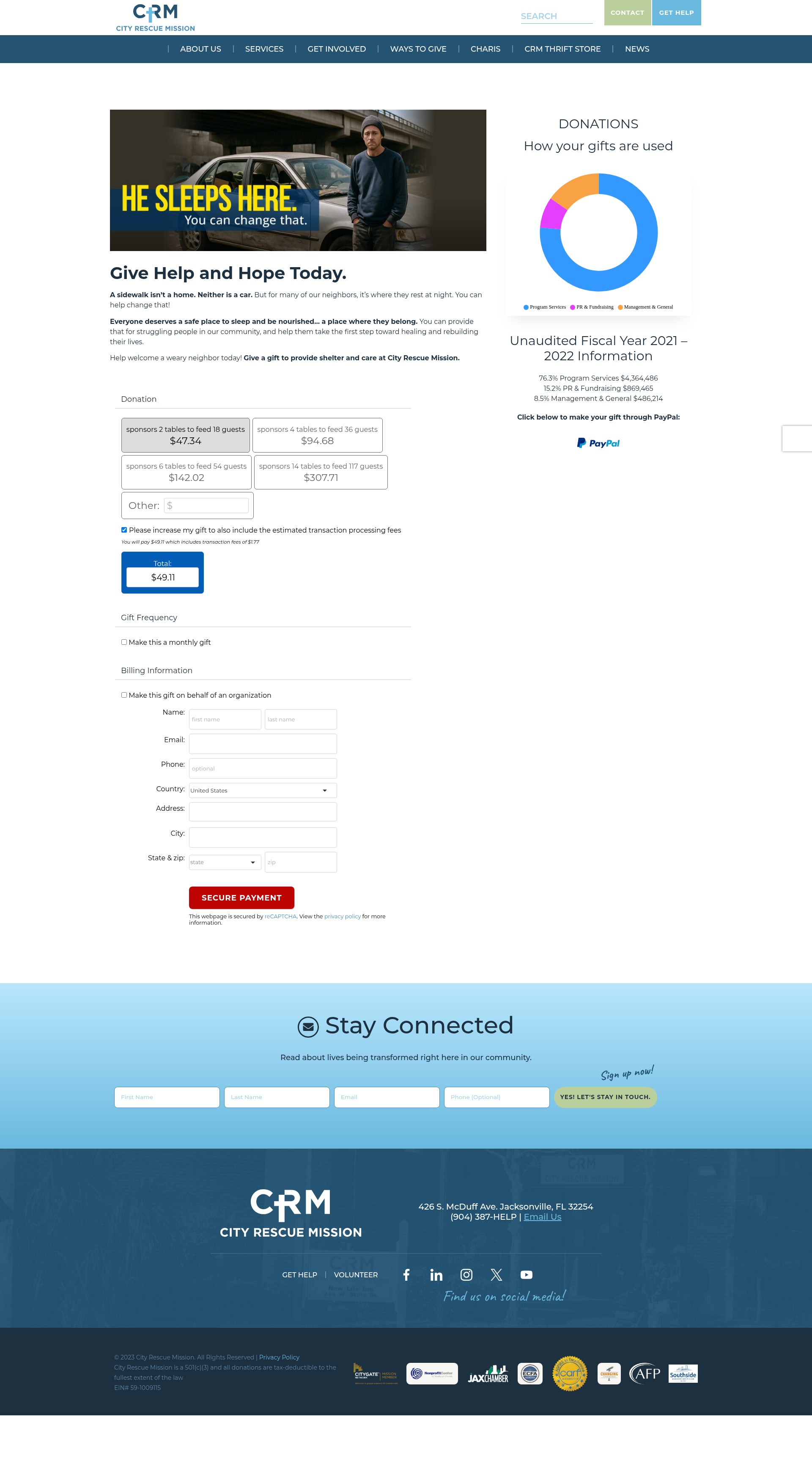 Landing Page