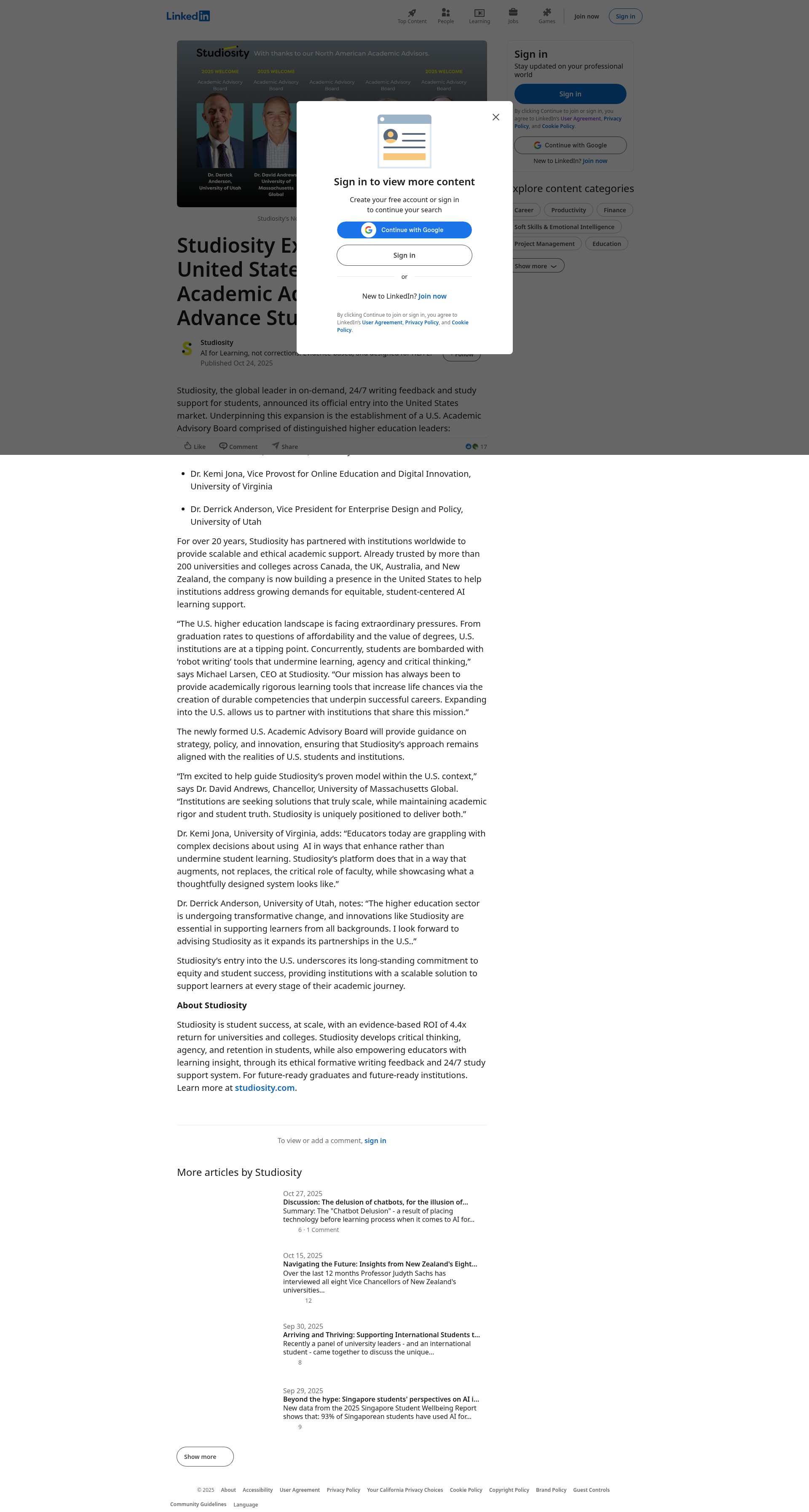 Landing Page