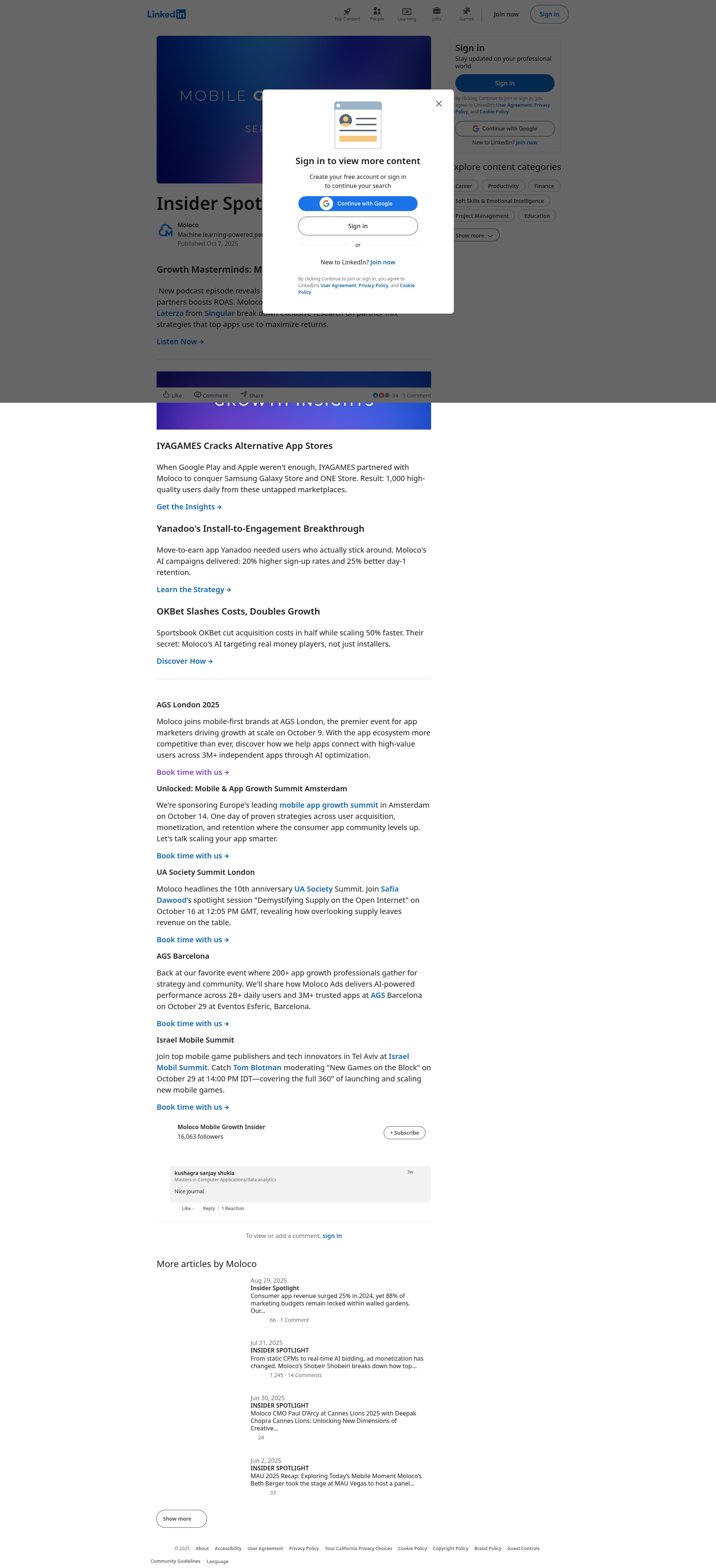 Landing Page