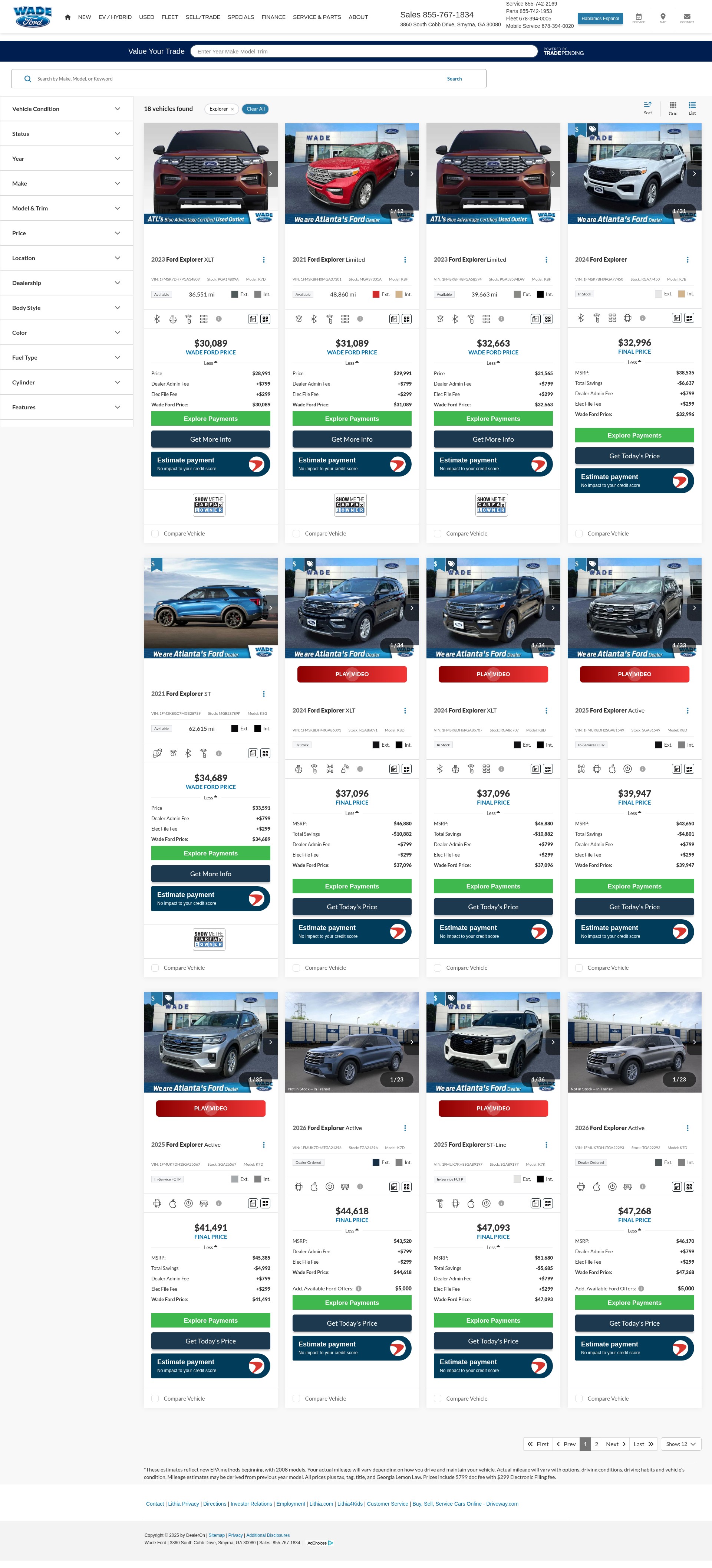 Landing Page