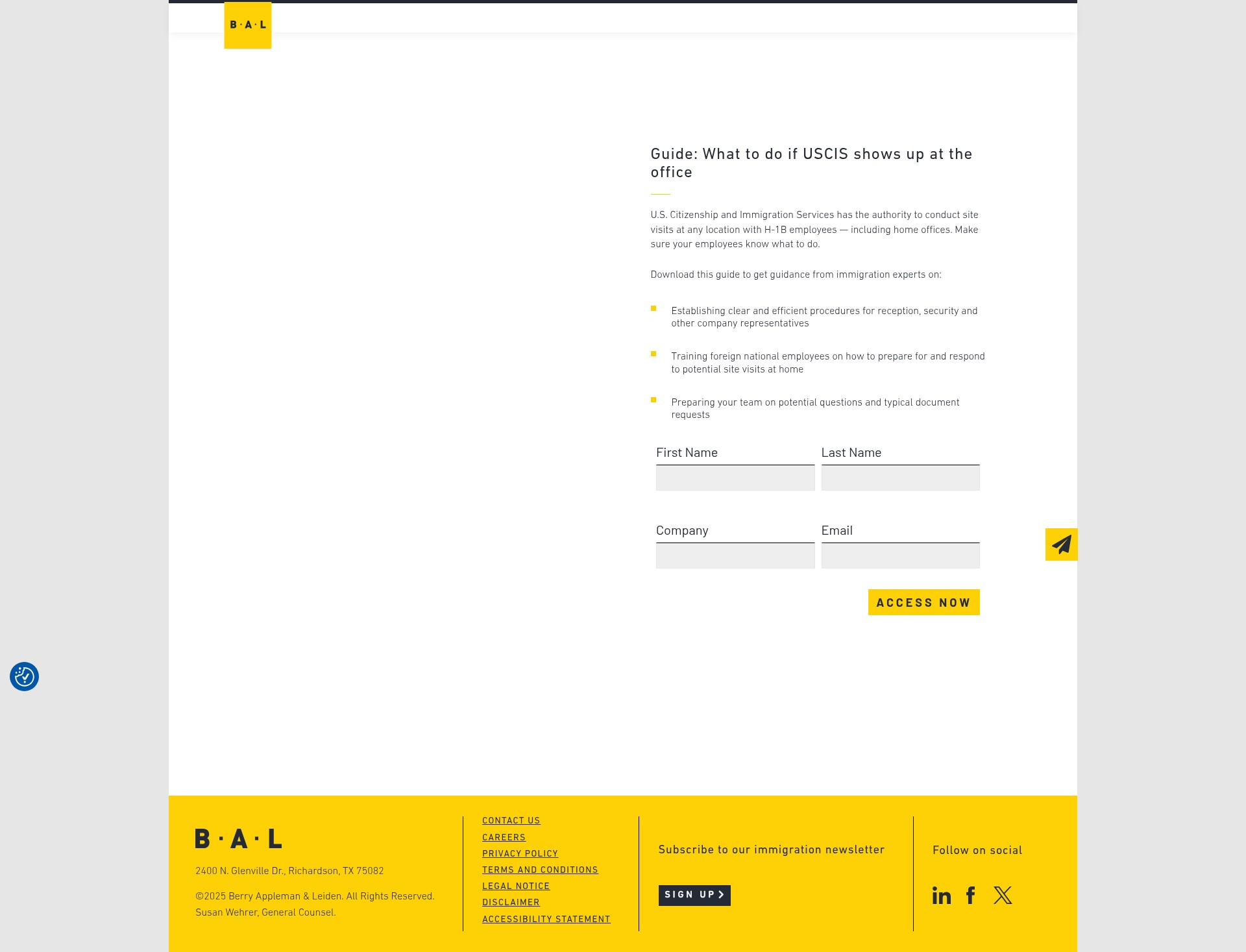 Landing Page