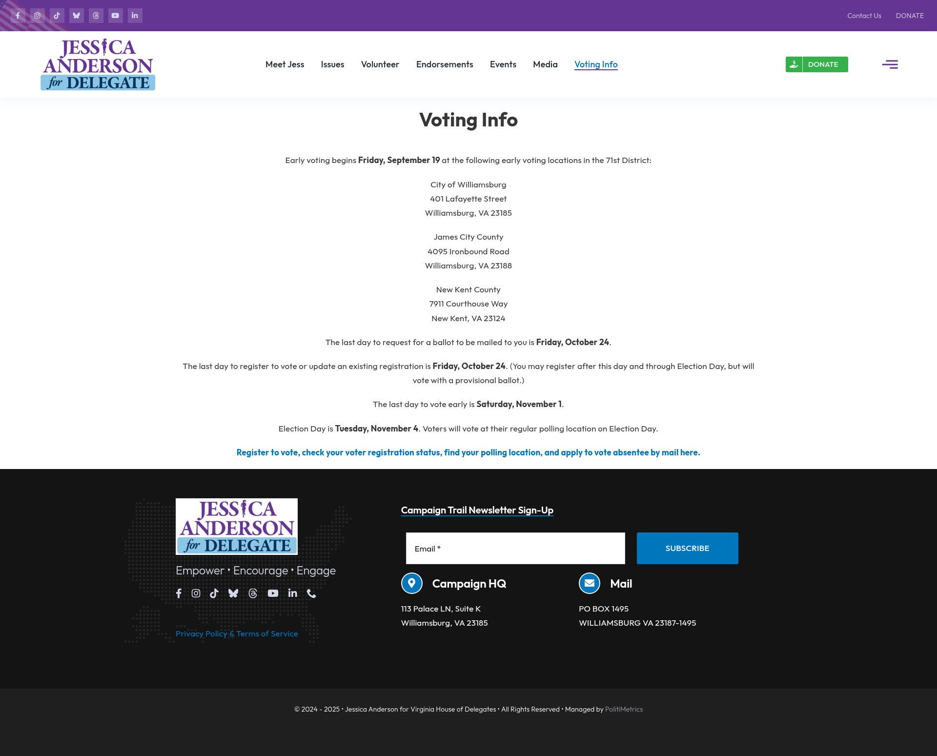 Landing Page