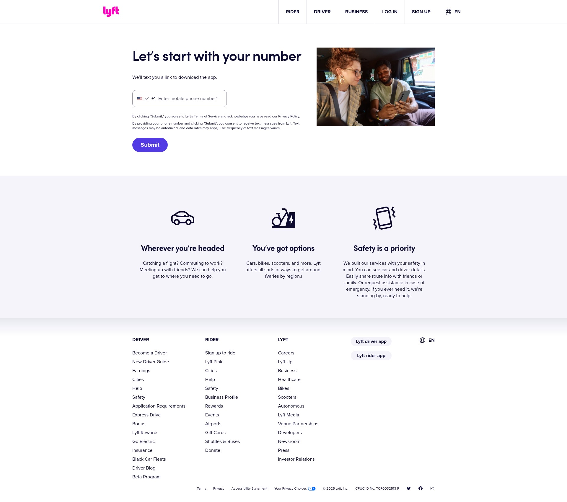 Landing Page