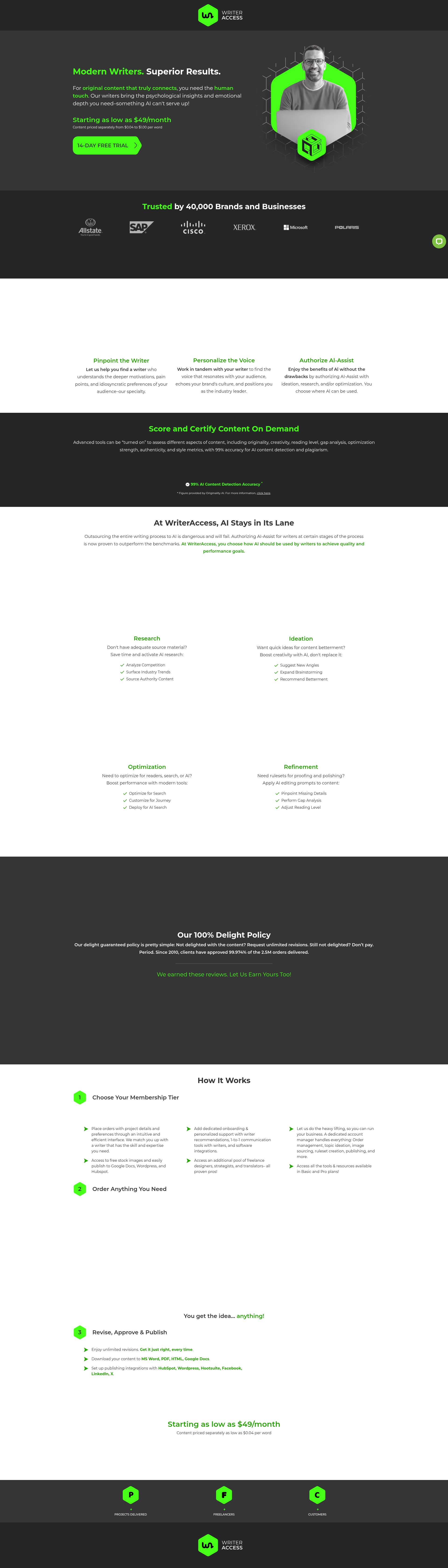 Landing Page