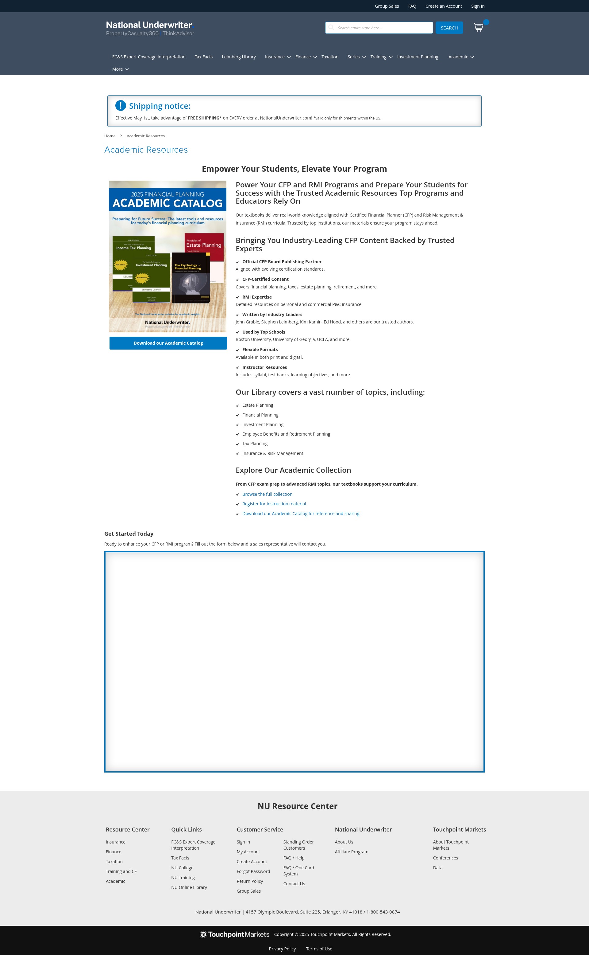 Landing Page