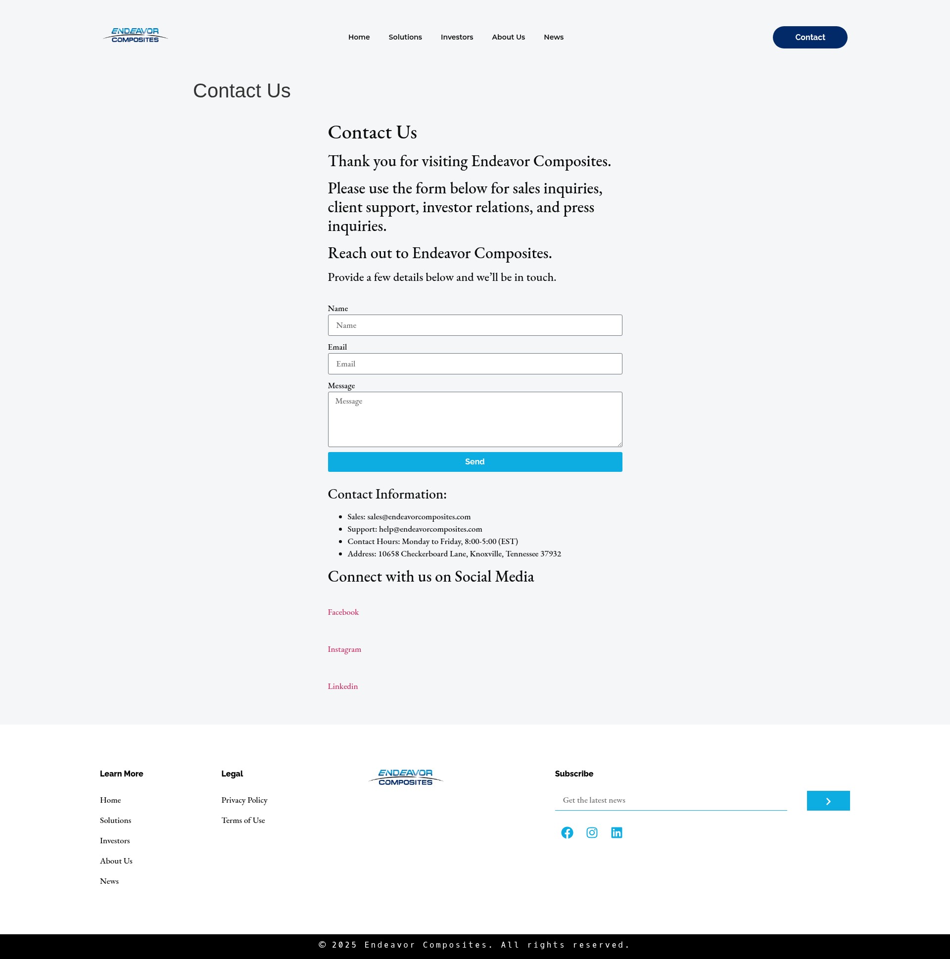 Landing Page