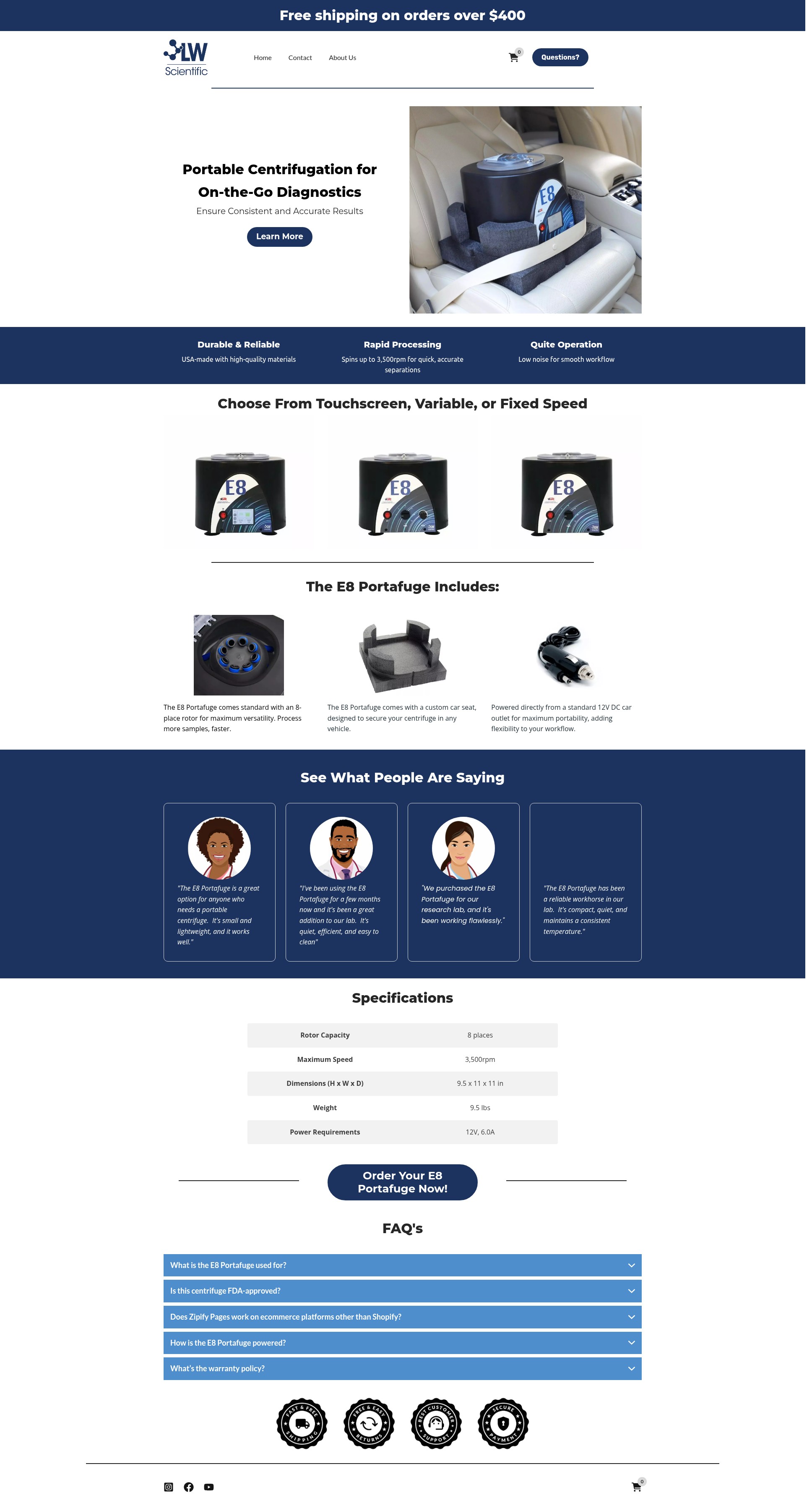 Landing Page