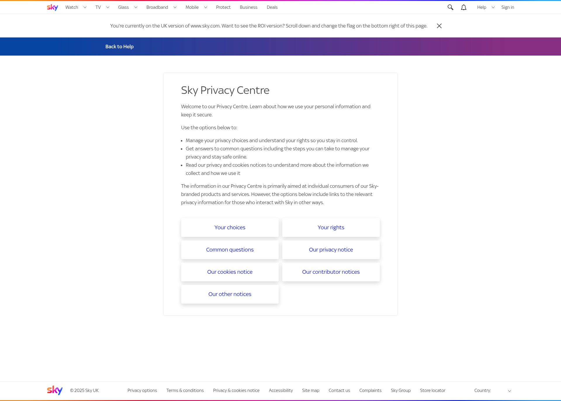 Landing Page