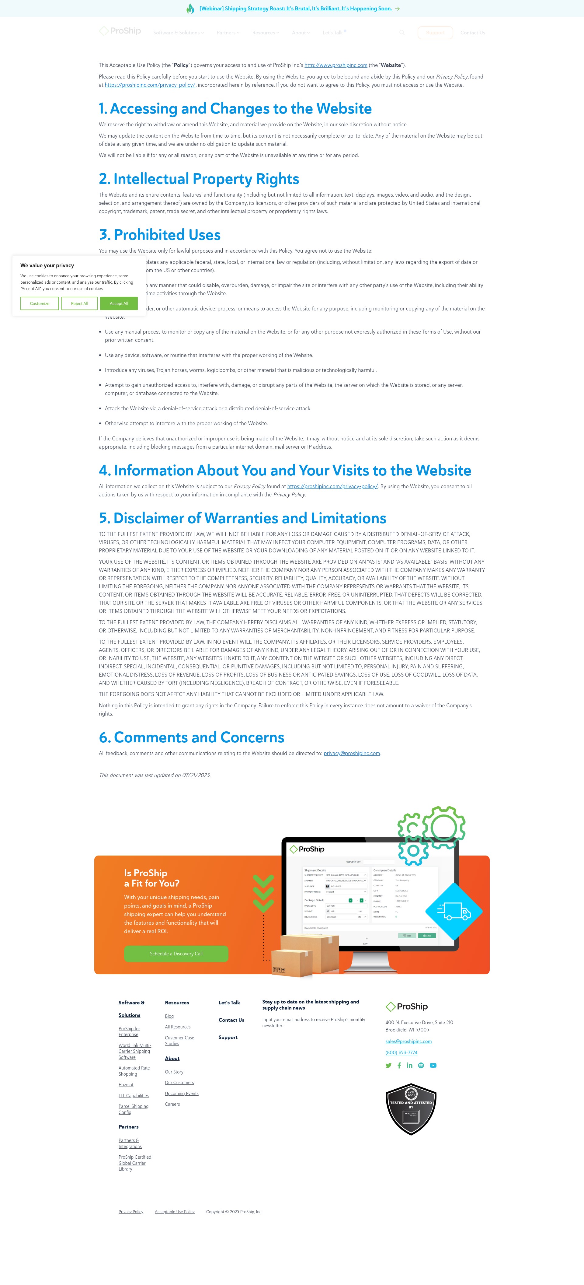 Landing Page