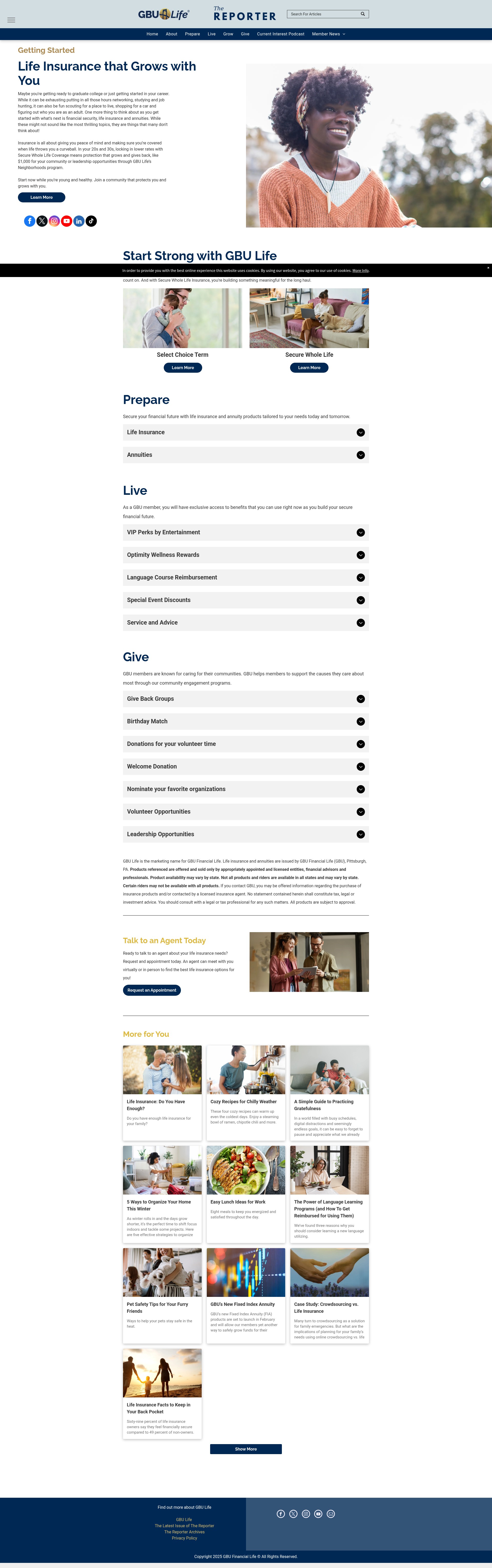Landing Page
