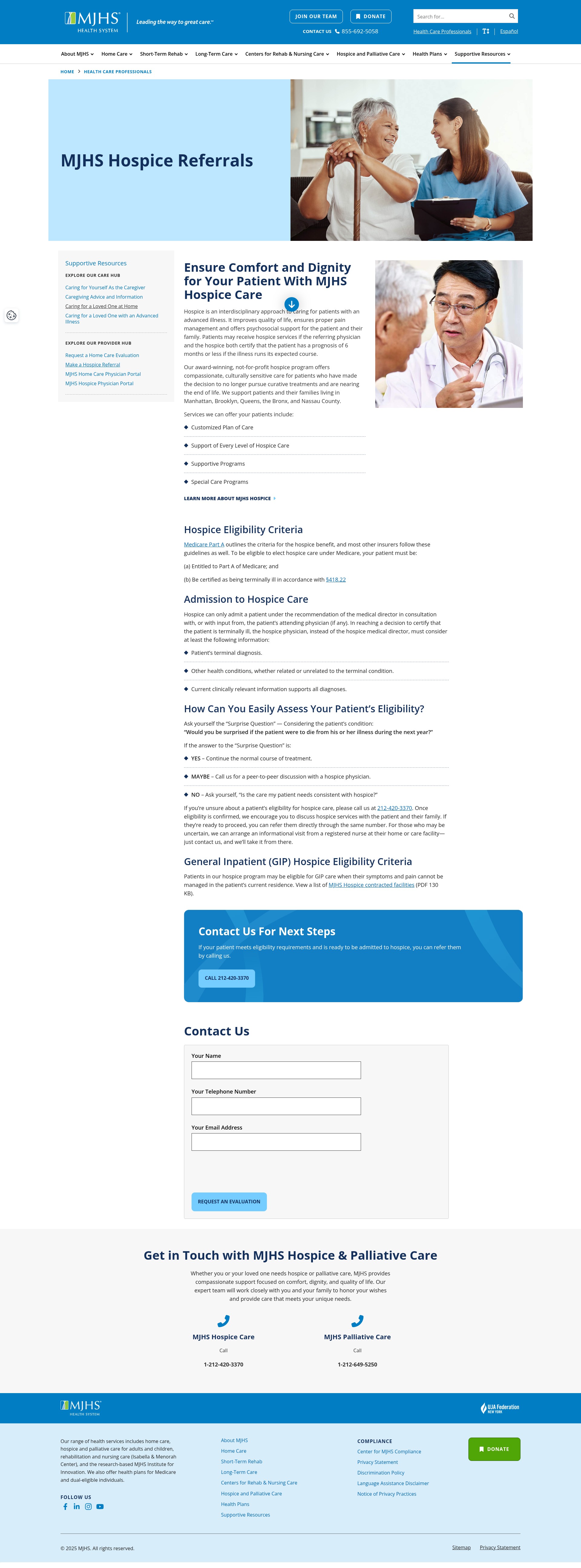 Landing Page