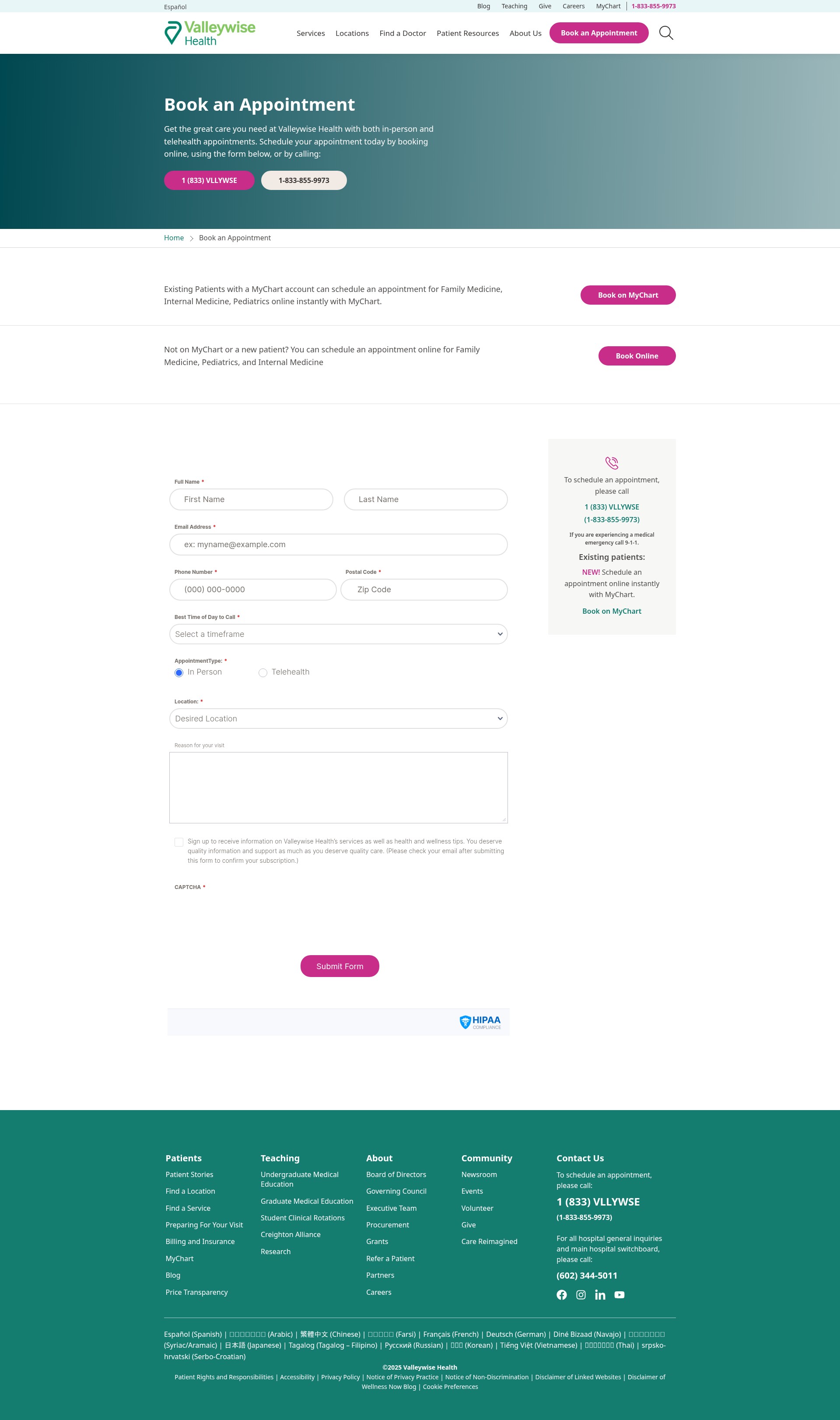 Landing Page