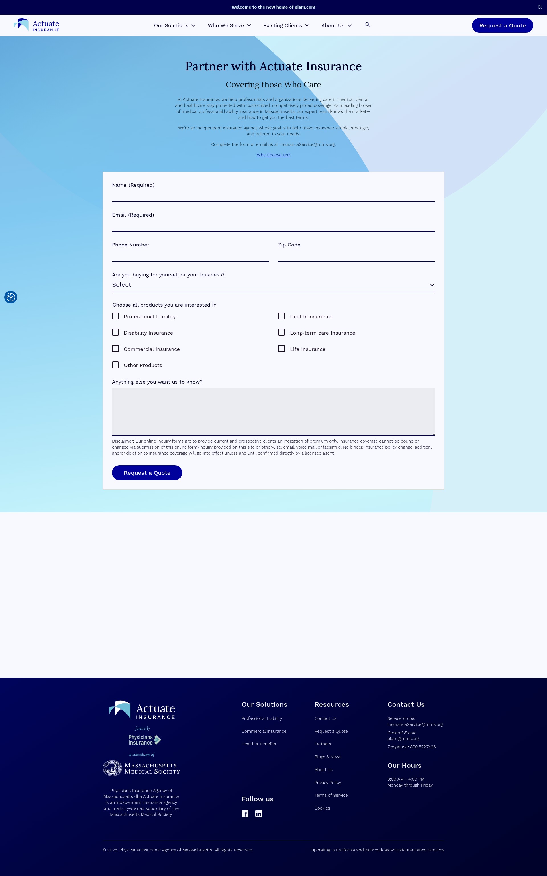 Landing Page