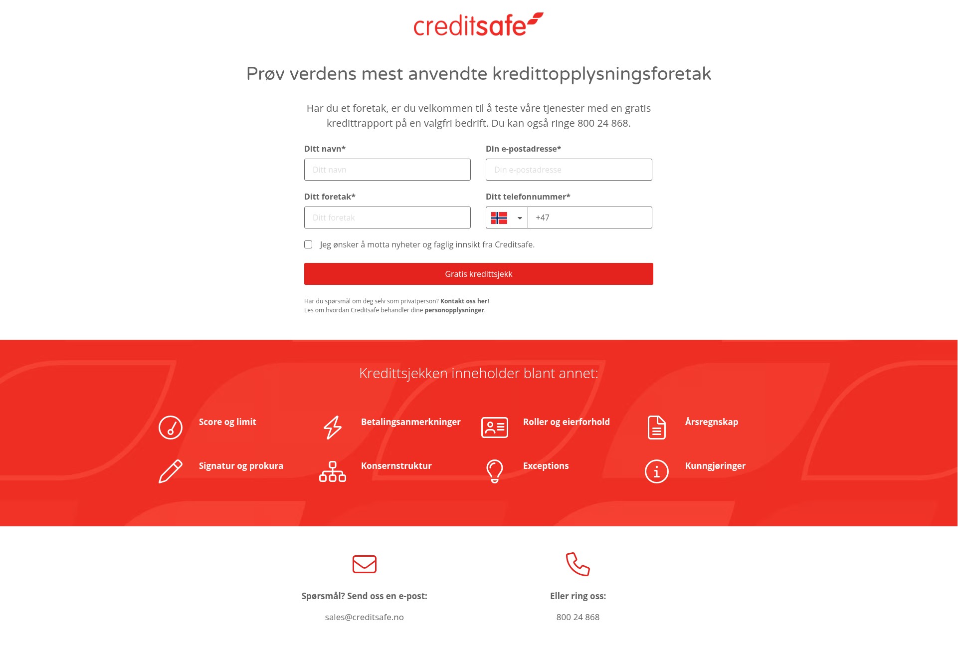 Landing Page