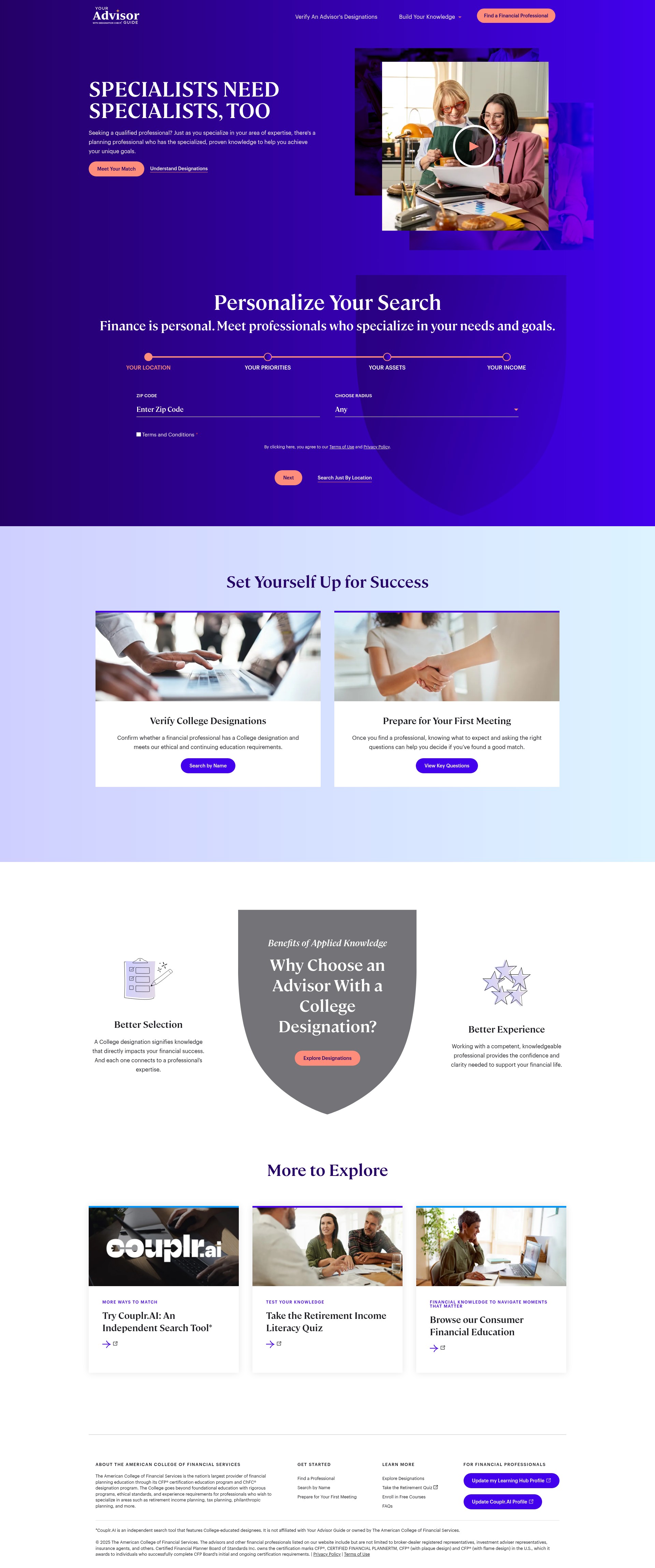 Landing Page