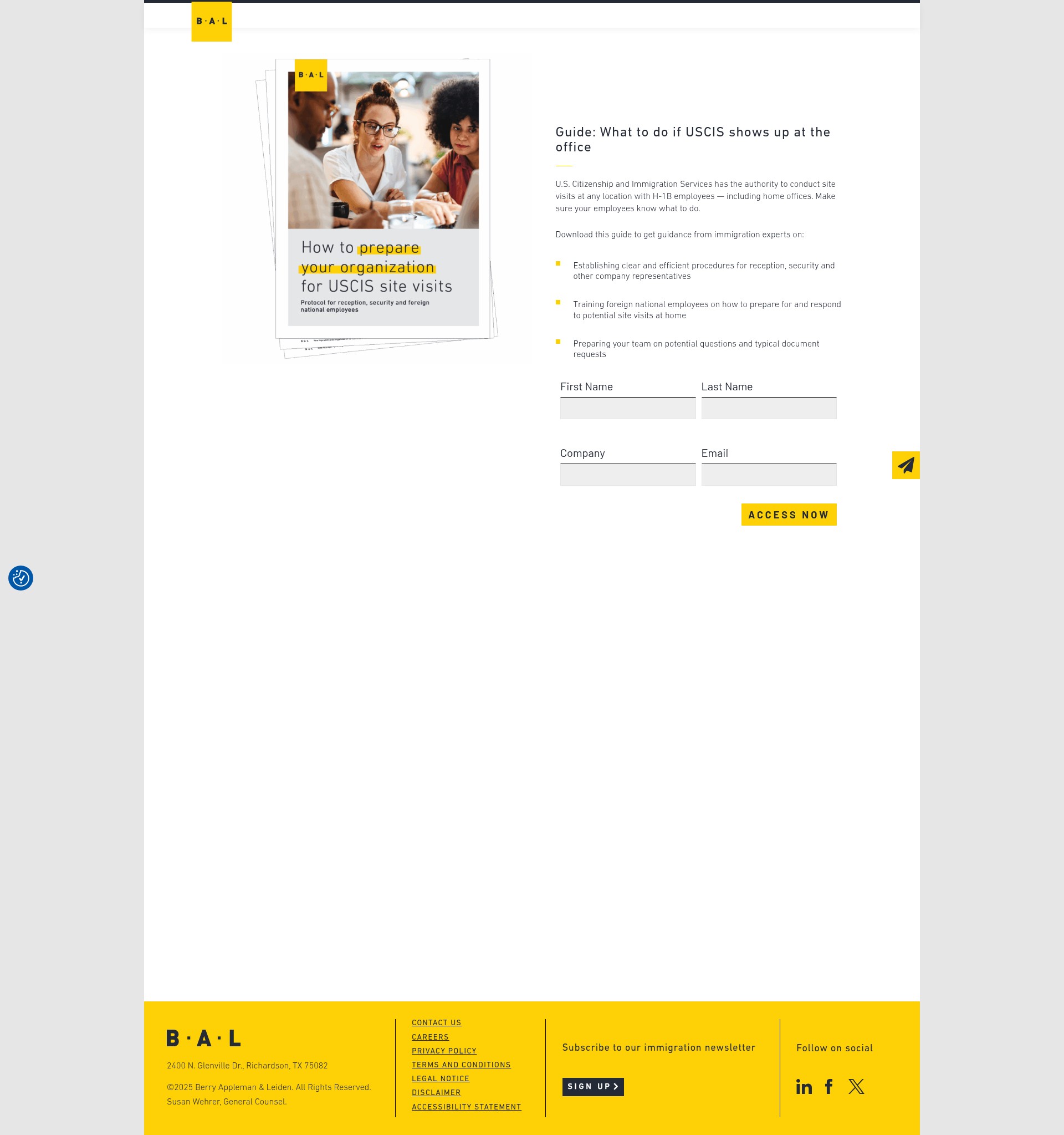 Landing Page