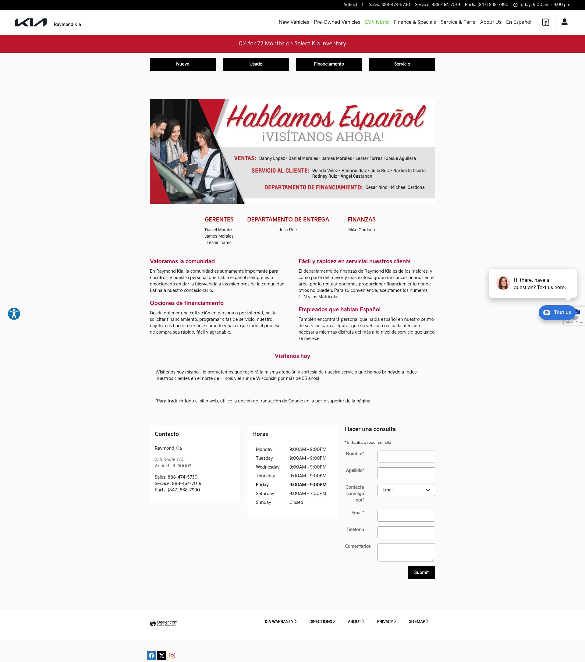 Landing Page