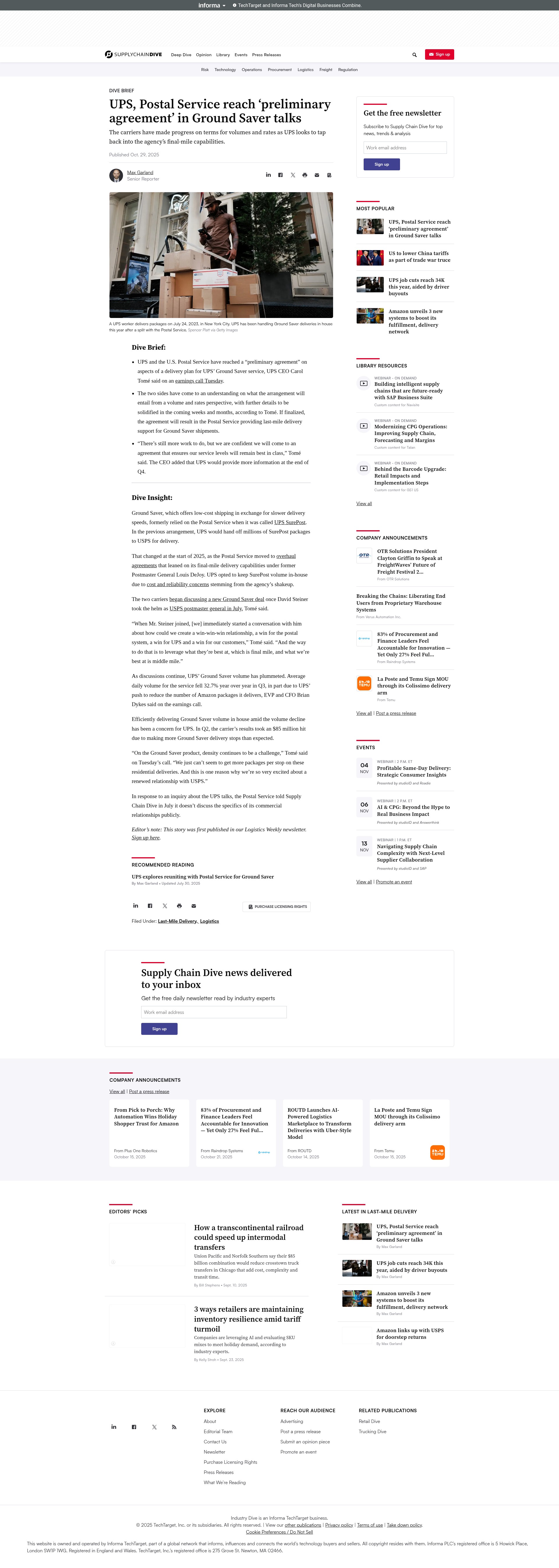 Landing Page
