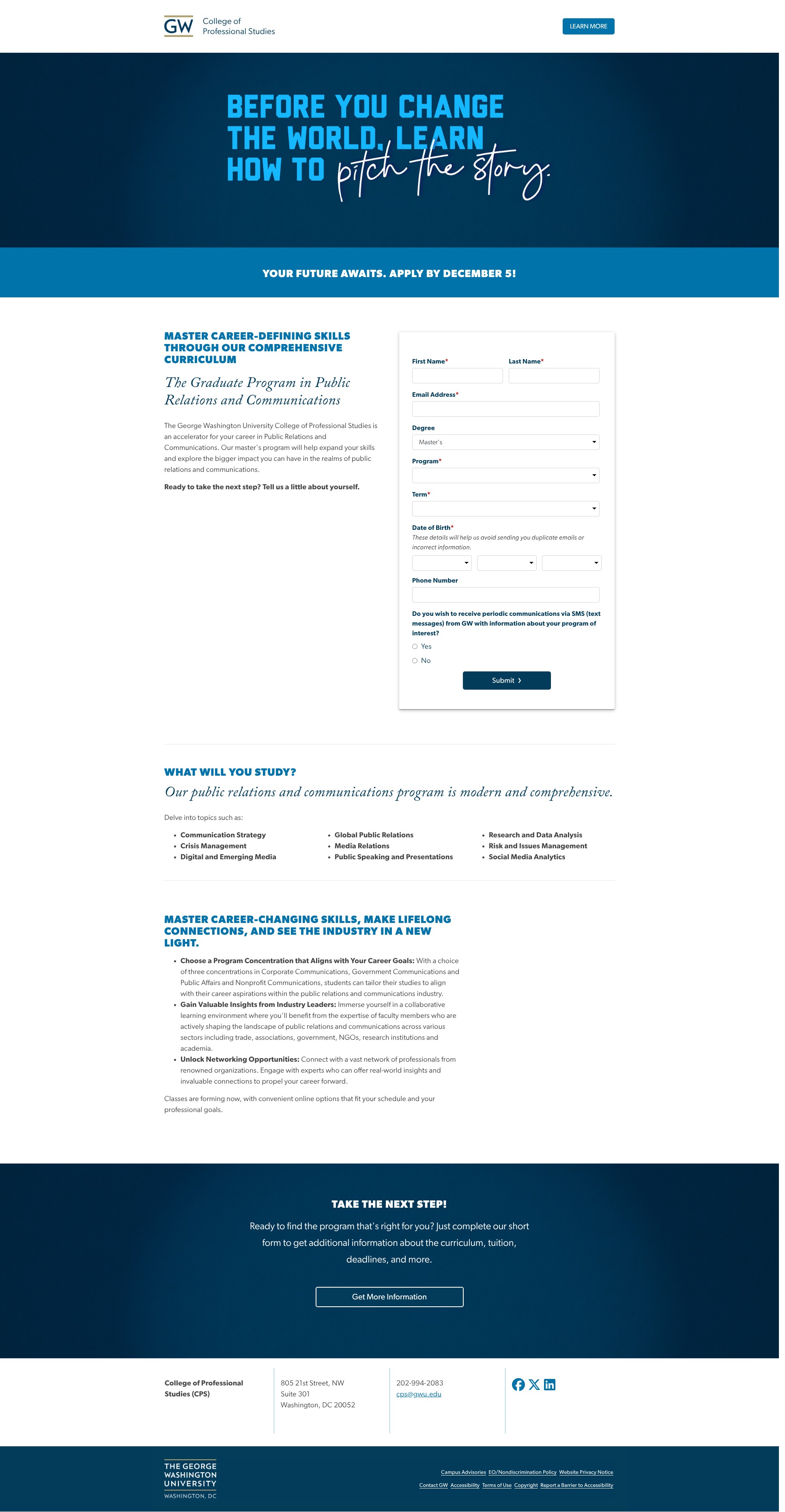 Landing Page