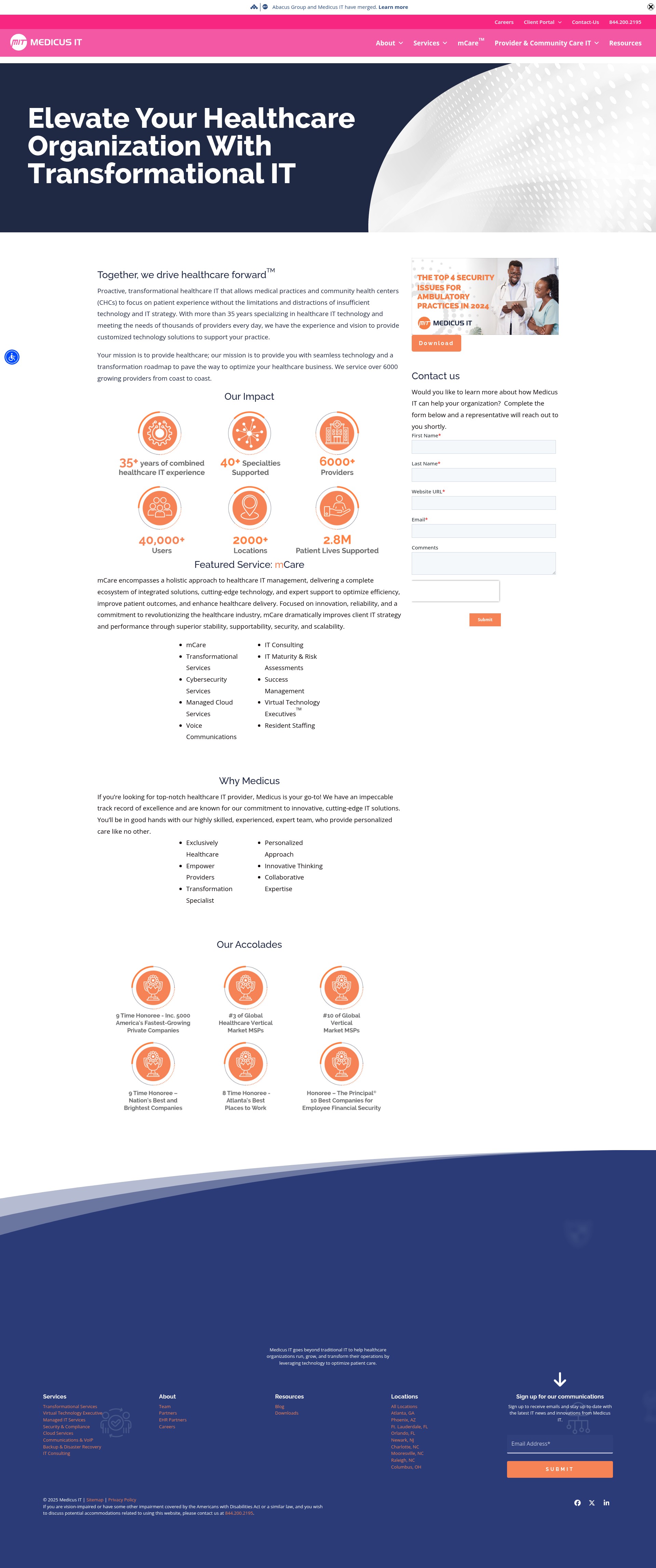 Landing Page